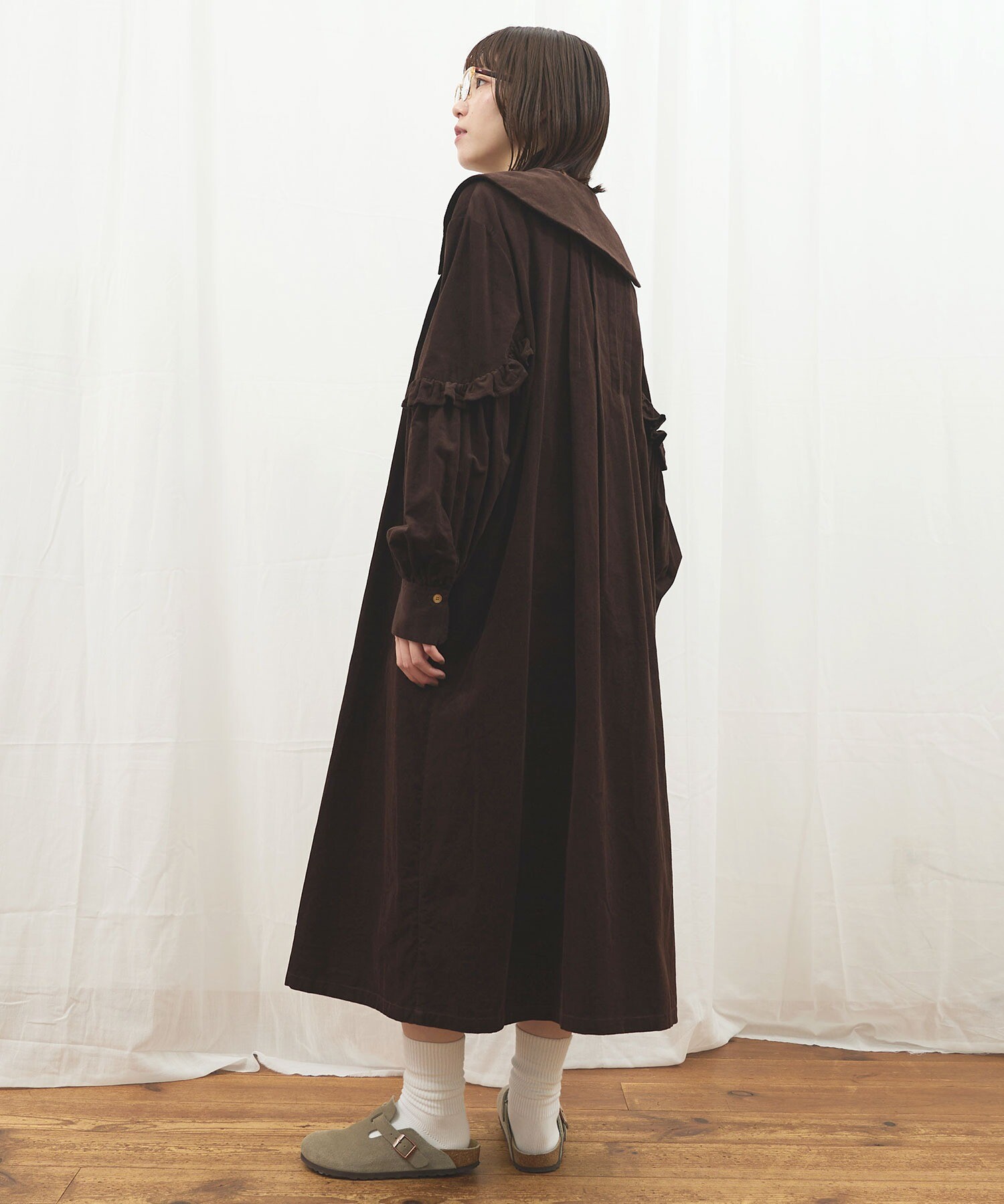 AMBIDEX Store 〇shirt corl dress (F コゲチャ): l'atelier du savon