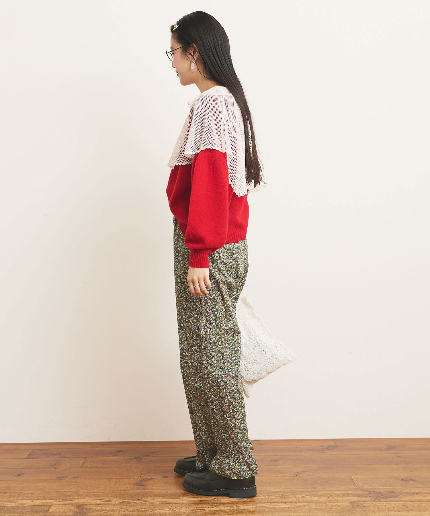 AMBIDEX Store ○Dorothy frill pants(F グリーン): l'atelier du savon