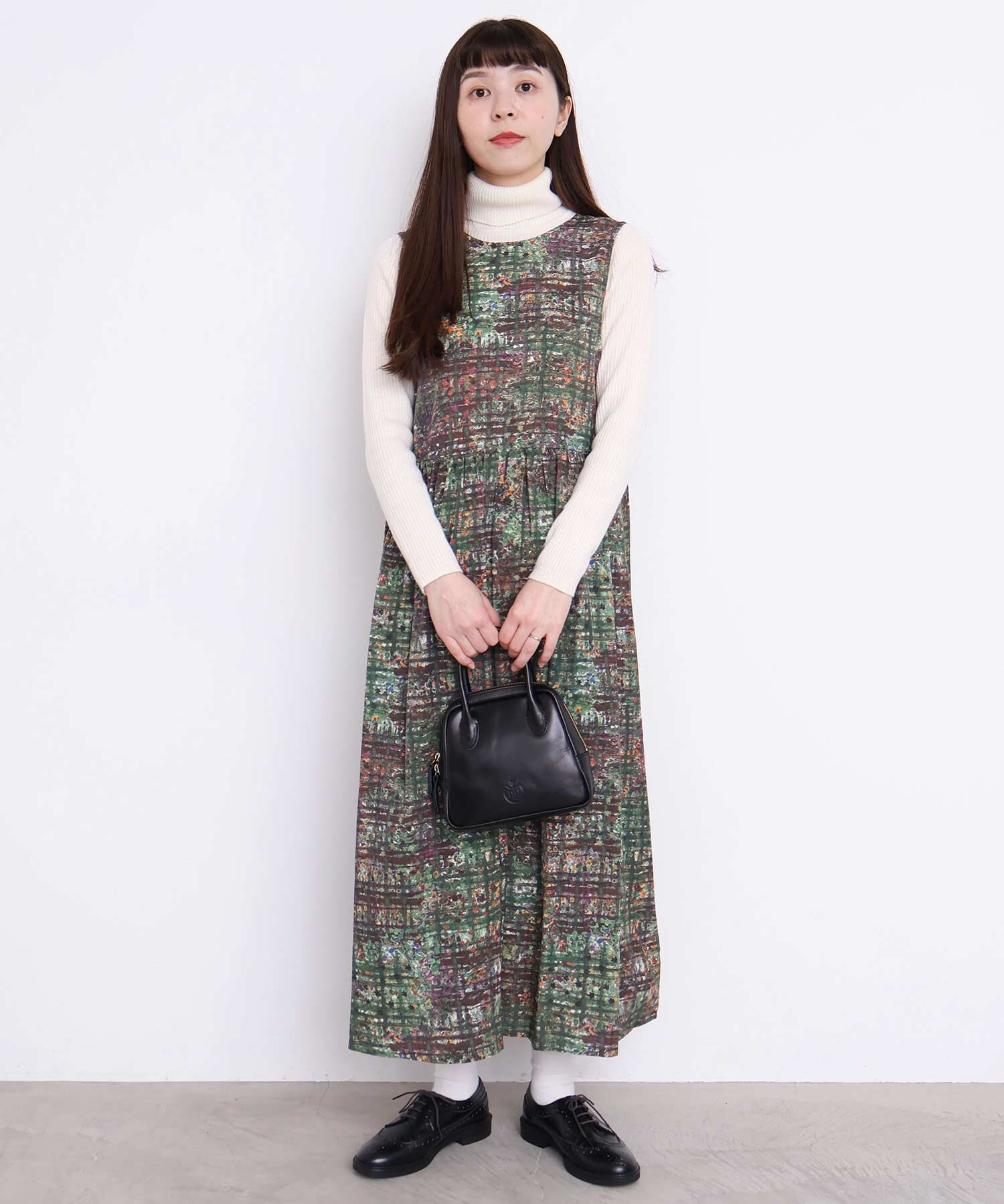 AMBIDEX Store check × hana 2wayノースリワンピース (F グリーン): l