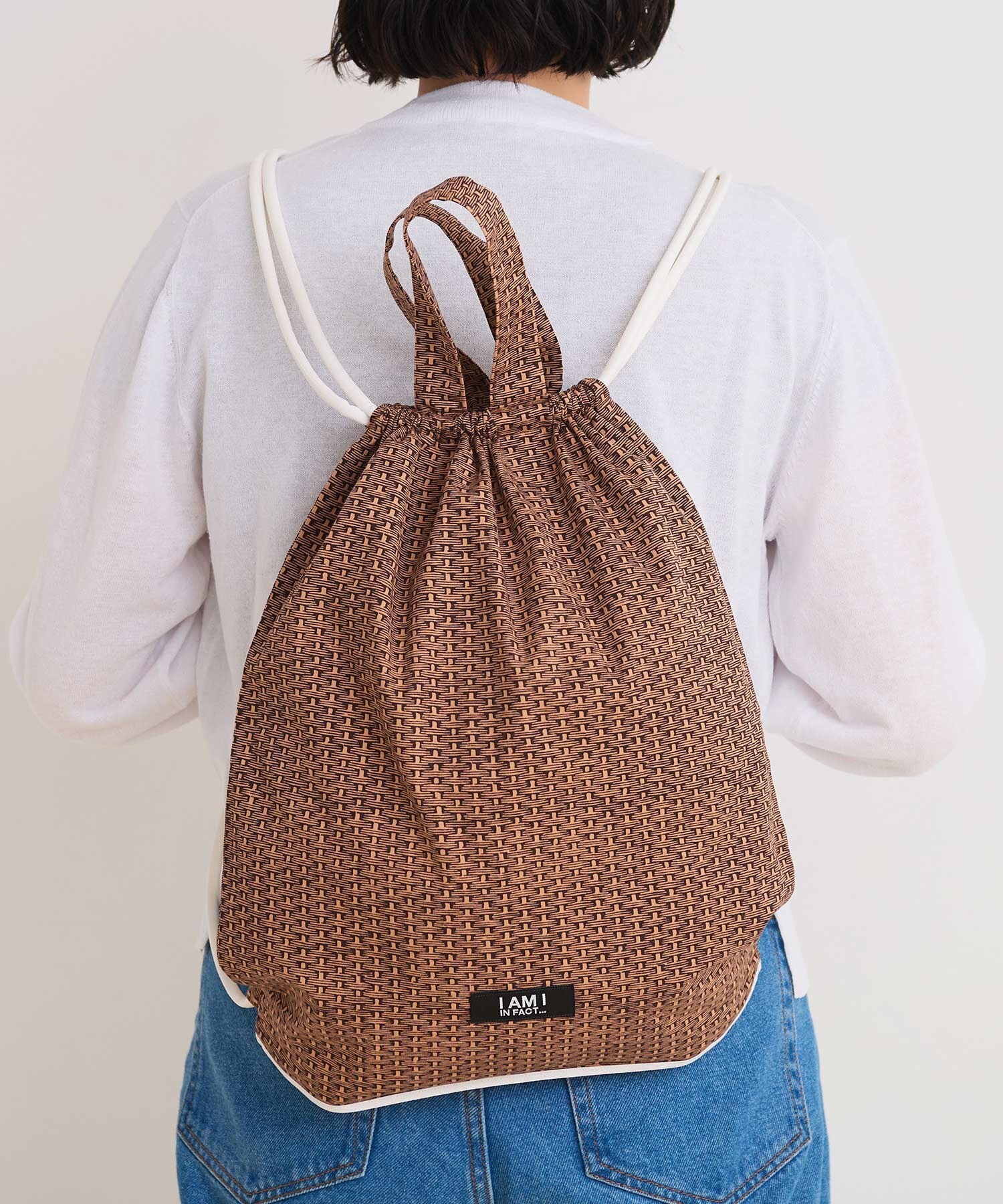 AMBIDEX Store 〇BASKET print ナップサック(F チャ): l'atelier