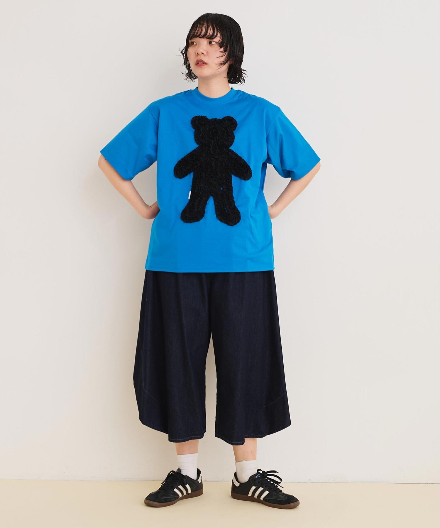 リトルマーメイド ラッセン Tシャツ AMBIDEX Store △BEAR FRILL Tシャツ(F アオ): l'atelier du savon