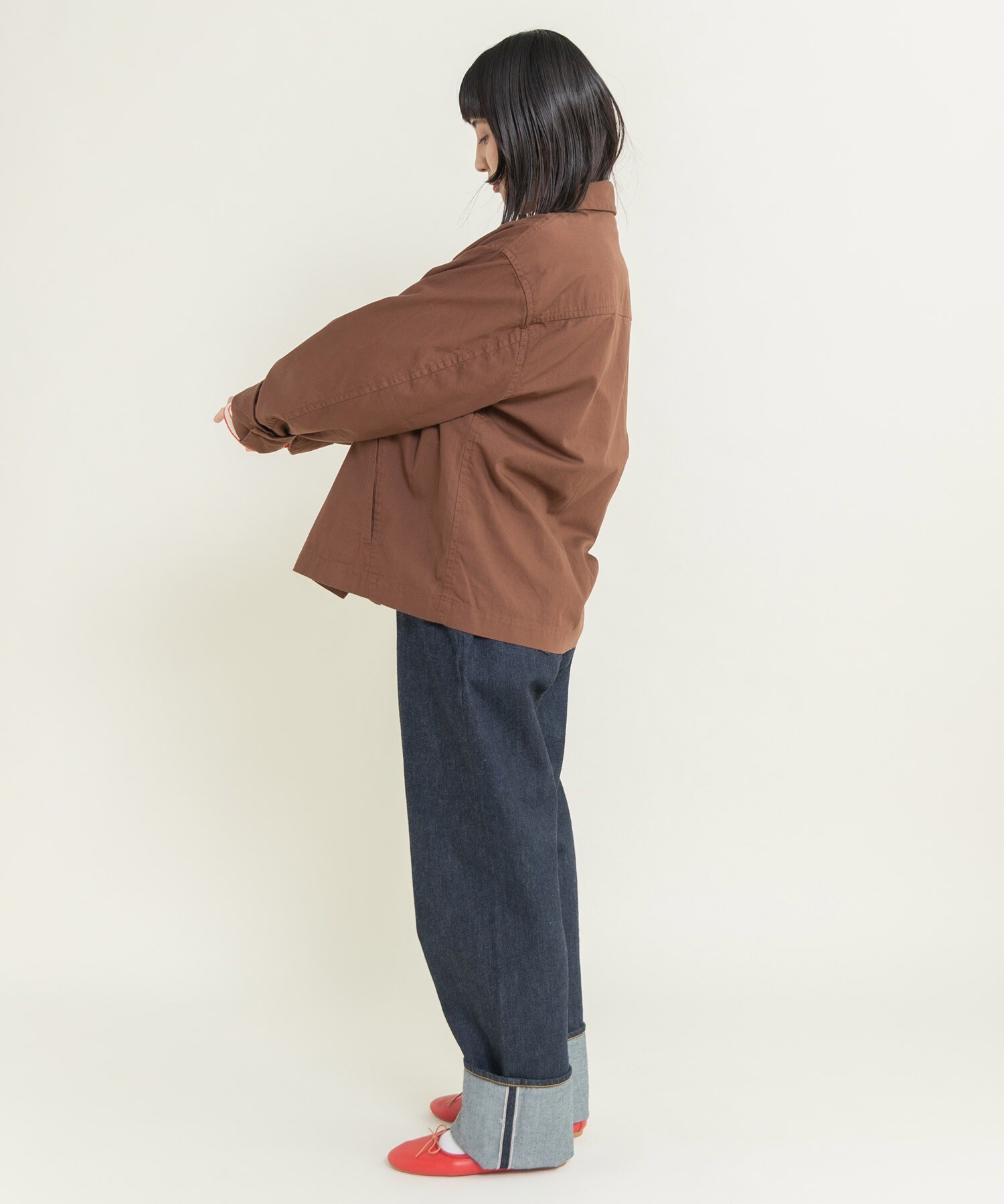 AMBIDEX Store ○オックス カバーオールジャケット(F チャ): CHILD WOMAN