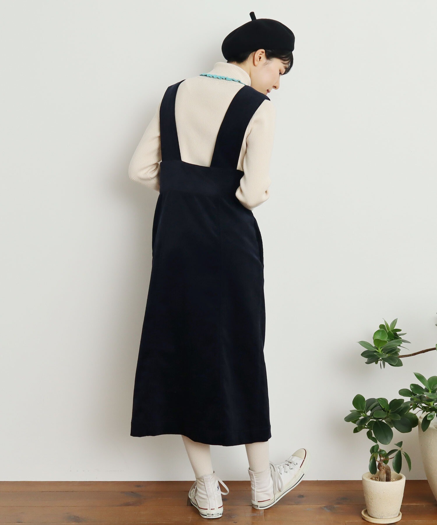 AMBIDEX Store ○8Wコールディアモイスト 吊りスカート(F コン): Dot
