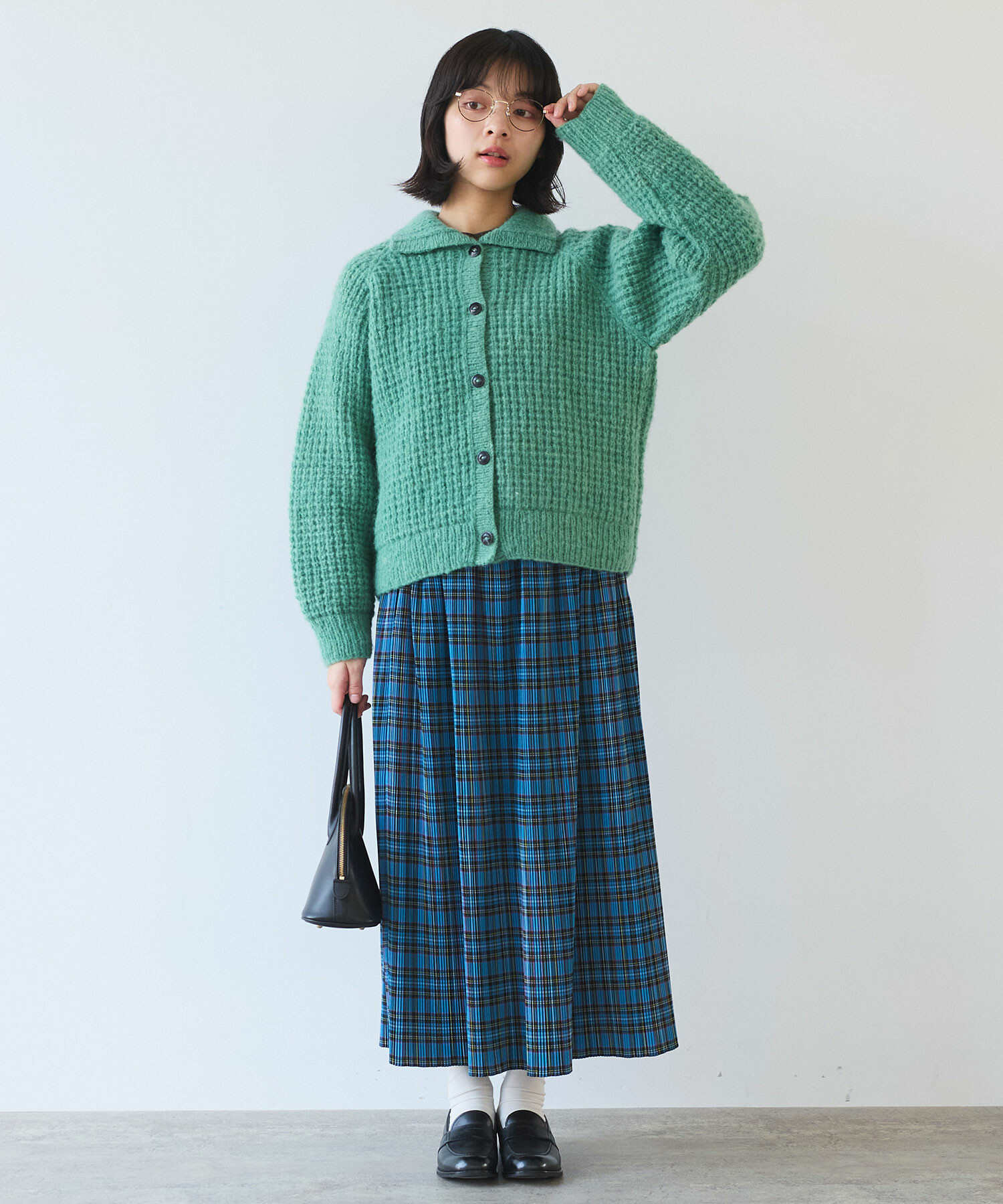 ✨新品未使用✨bulle de savon 上質カシミヤ ケープ ダークネイビー AMBIDEX Store 【予約販売】〇 ネパール ハンドニット ウール