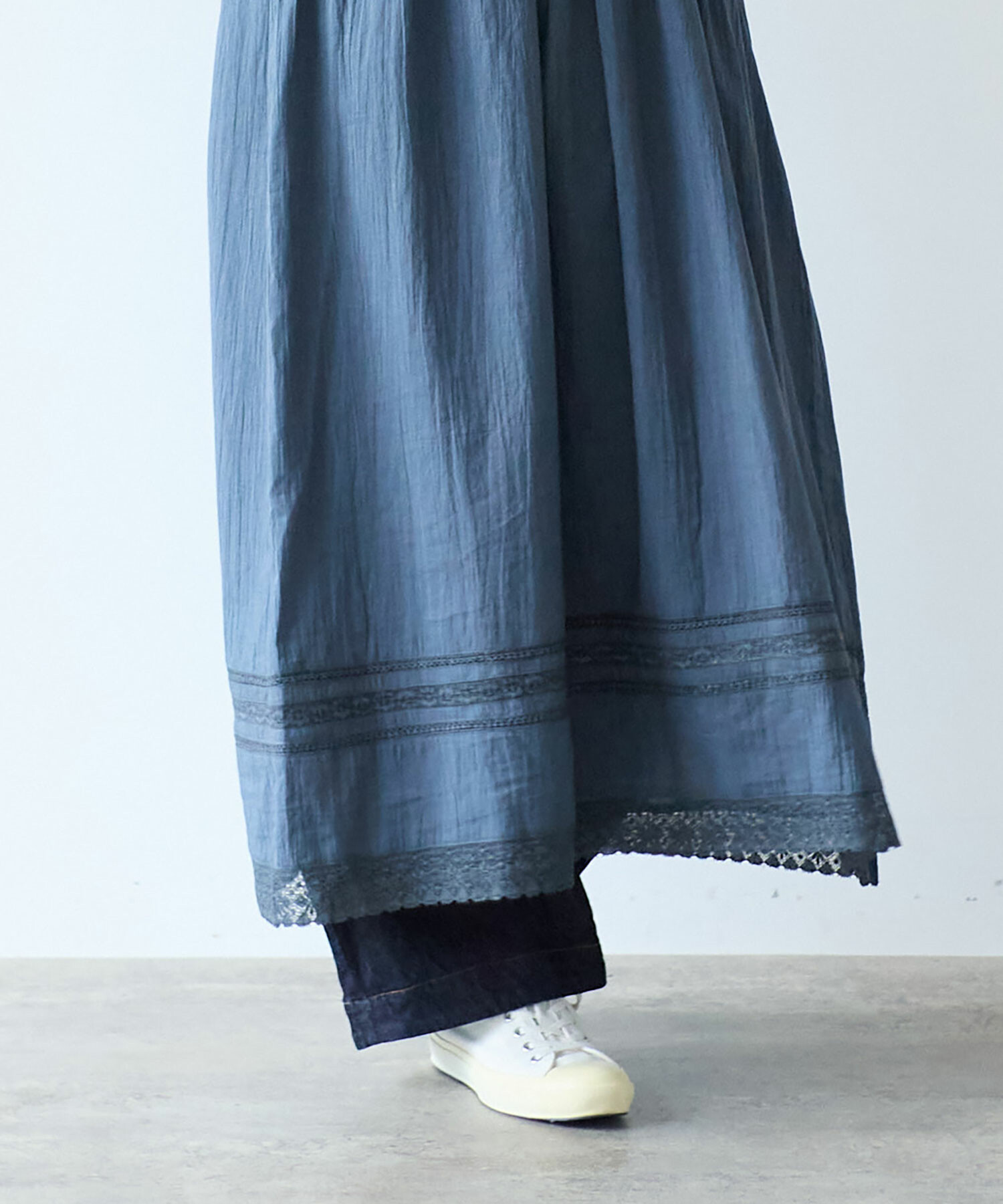 AMBIDEX Store 【予約販売】○ antique lace summer dress(F スミクロ