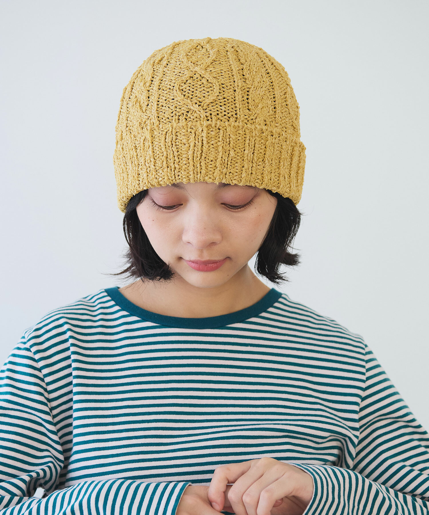 専用ページ ソーダフロートワンピース ニット帽セット アソート柄 ポンポンニット帽 MONO-MART LADY'S│MONO-MART