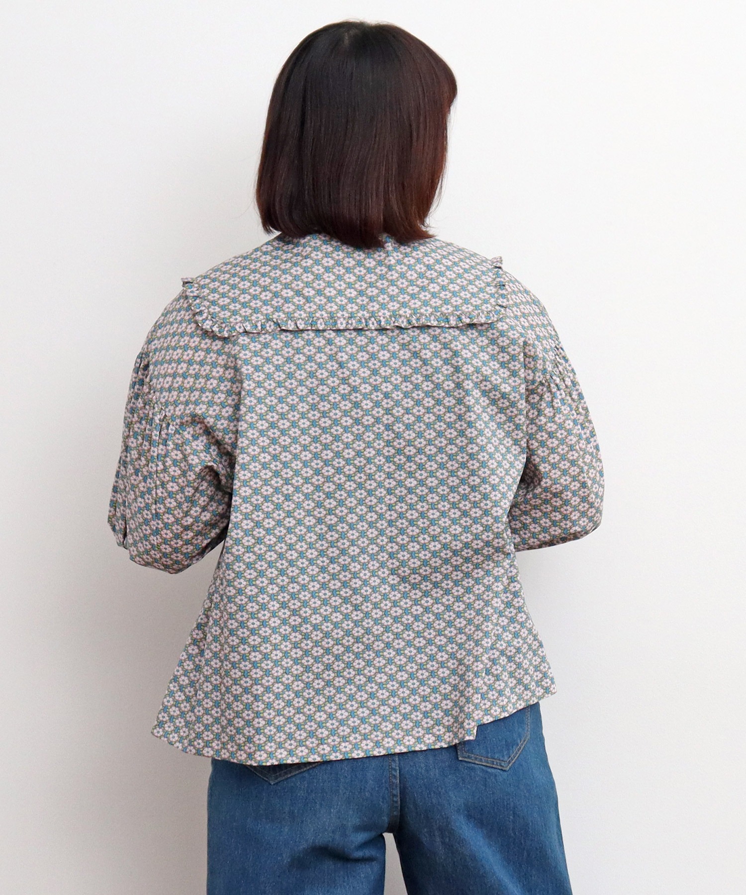 AMBIDEX Store ○LIBERTY/リバティ ジギー・デイジー スクエア襟