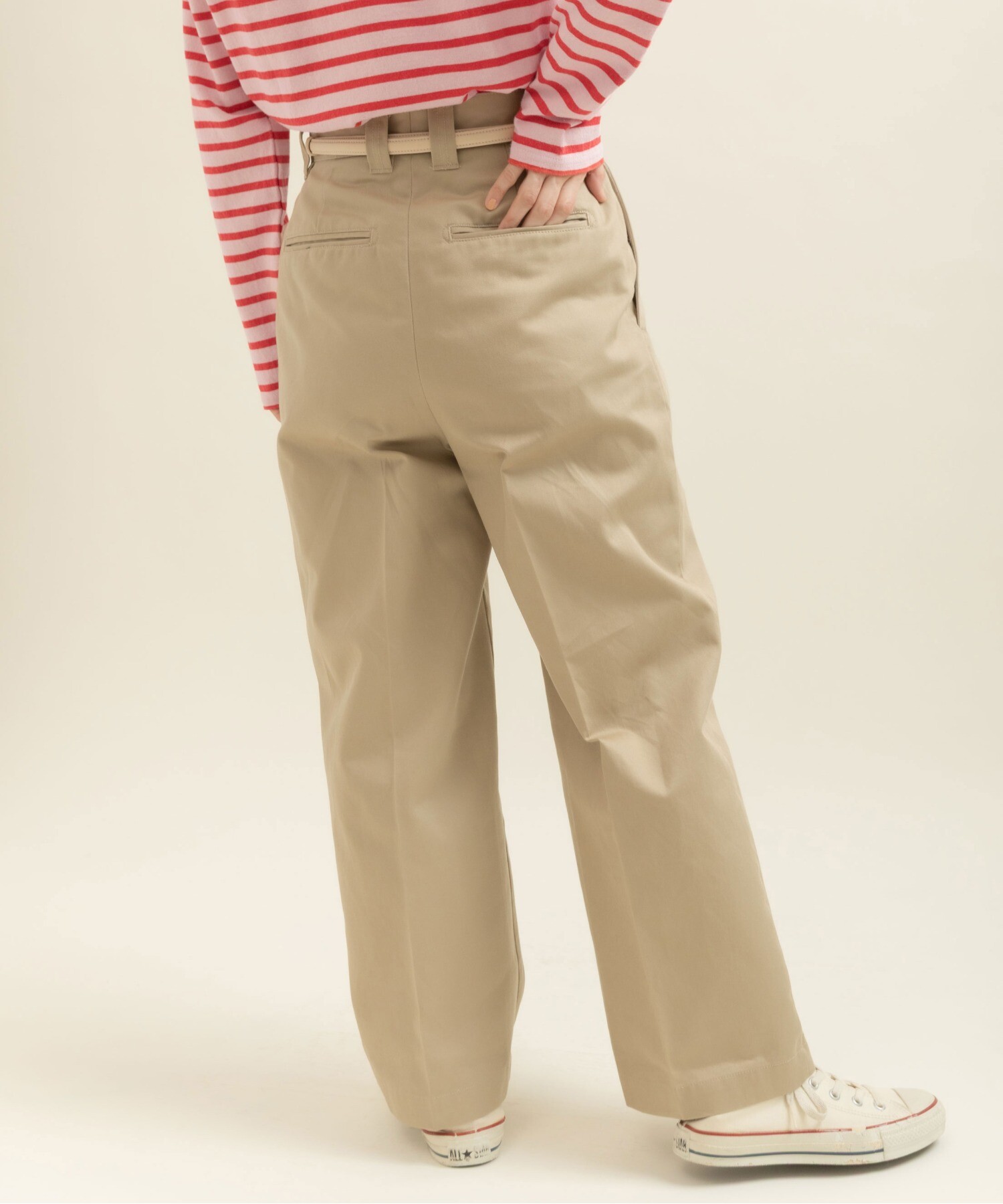 ヴィンテージチノクロス センタープレスパンツ