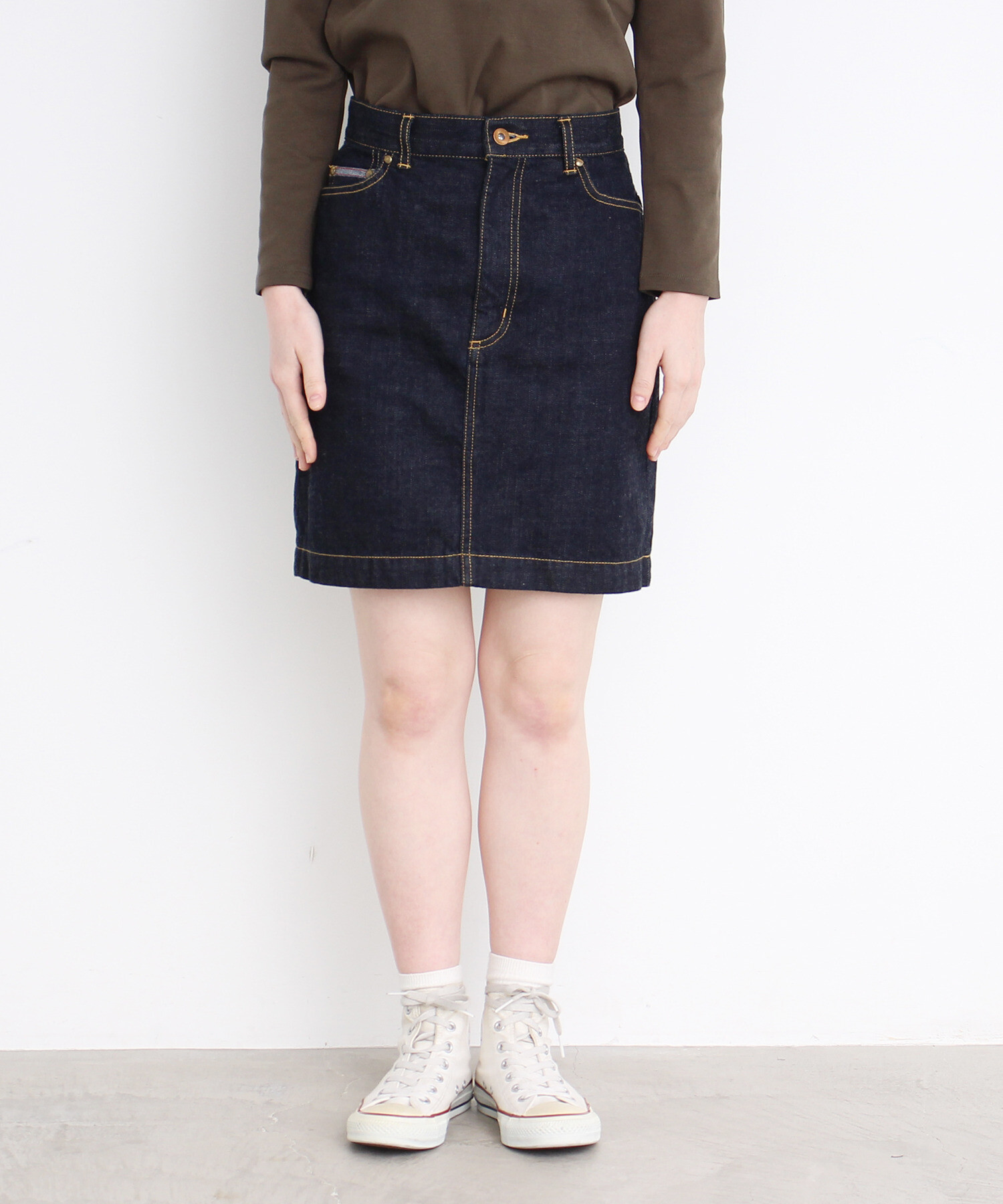 レディース20ss L'Appartement OZMA SKIRT ボルドー 36