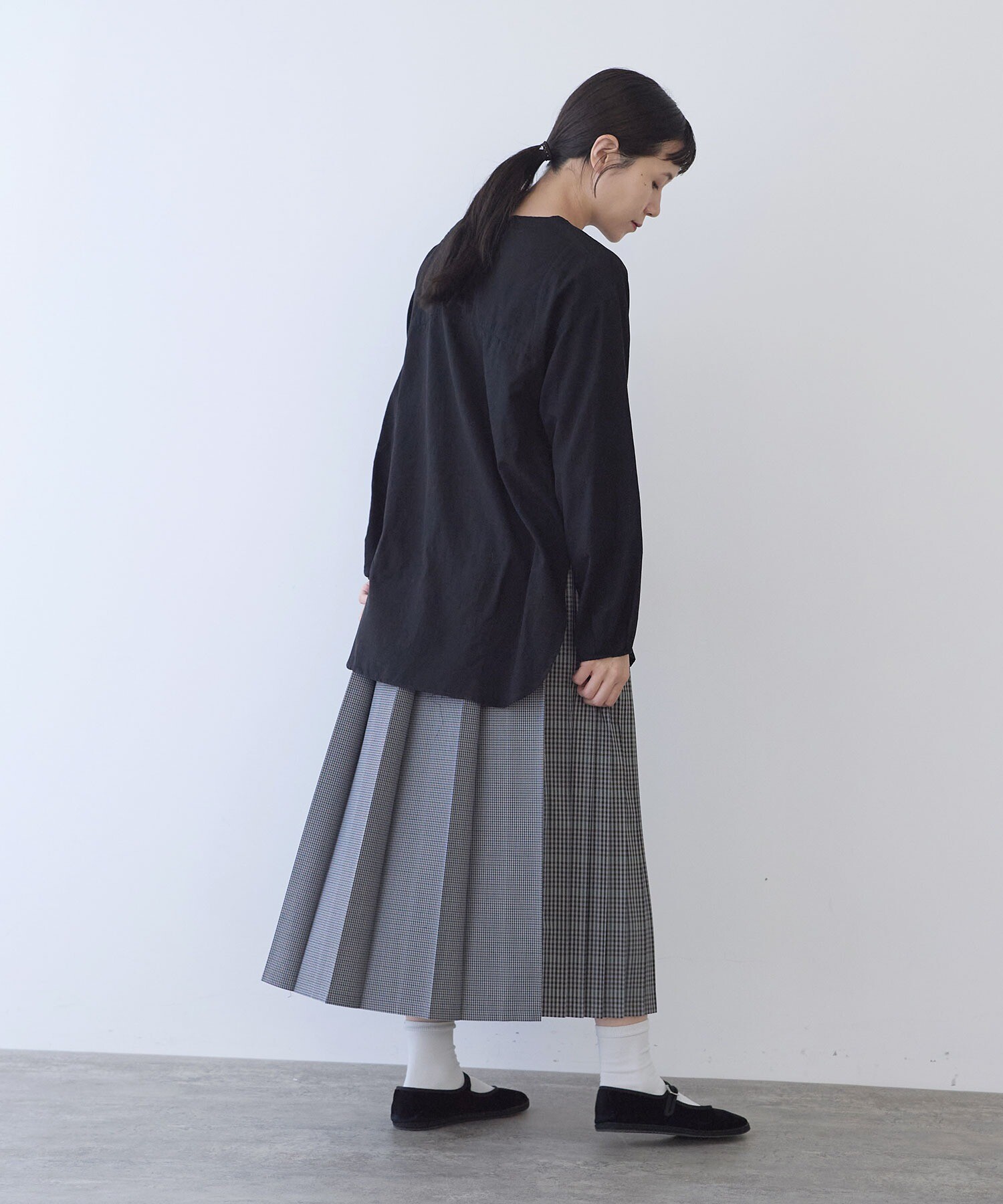 【新品・未使用】PAGE UNE 03 / 04 AMBIDEX Store ○recycled cotton チュニックブラウス(F シロ): yuni