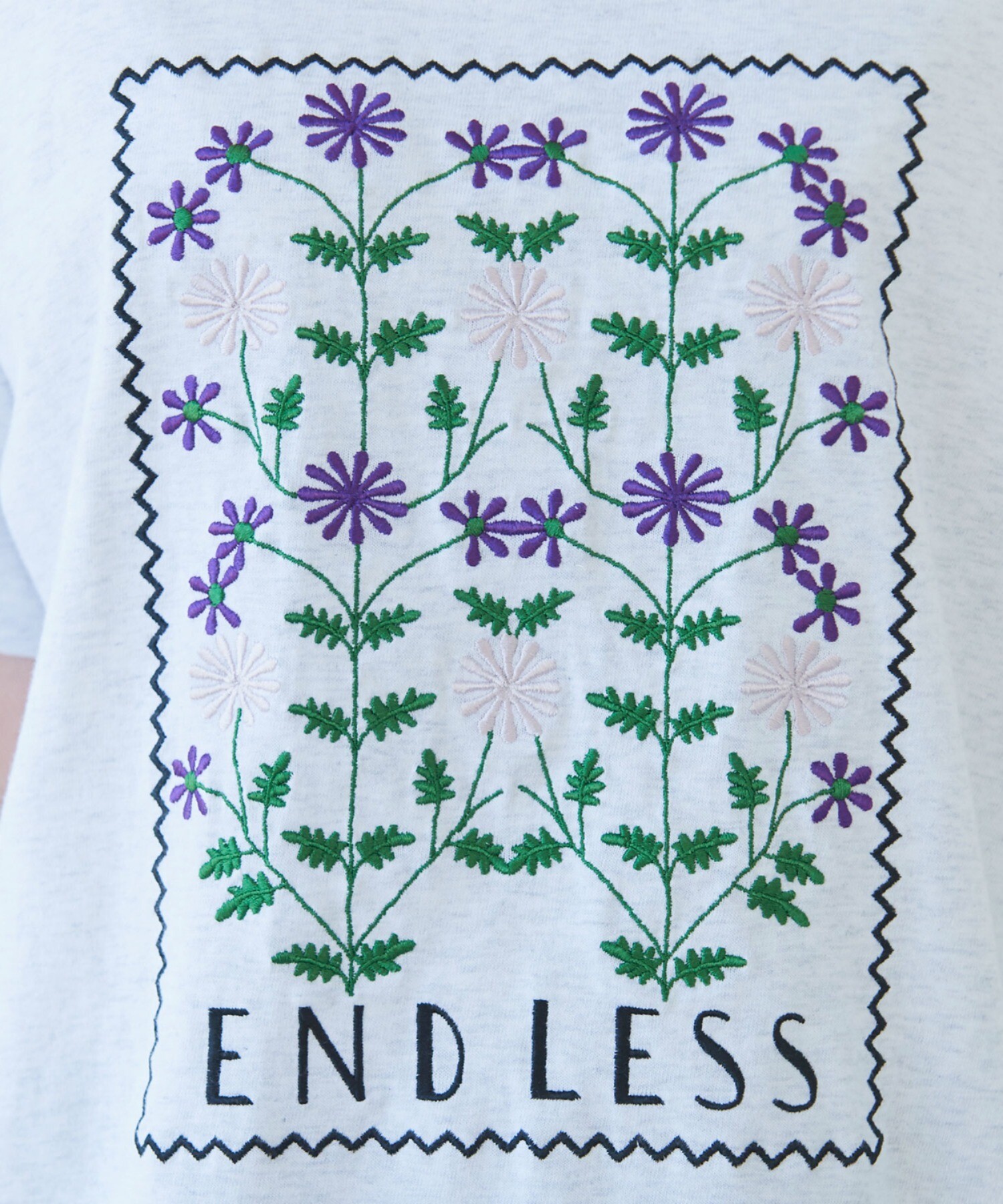 AMBIDEX Store ○souvenir embroidery Tシャツ(F グレー): yuni