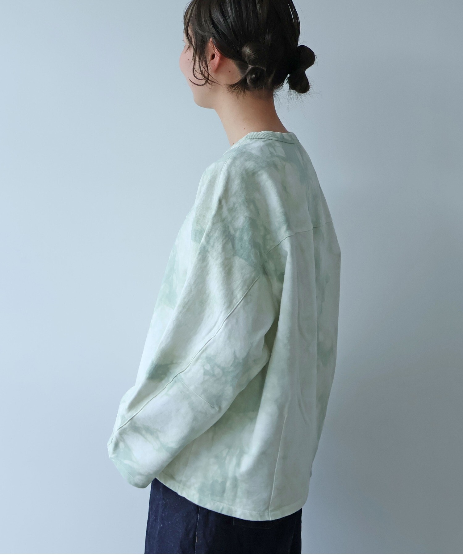 AMBIDEX Store 【予約販売】○highcount コットン 裏毛ムラ染め cocoon