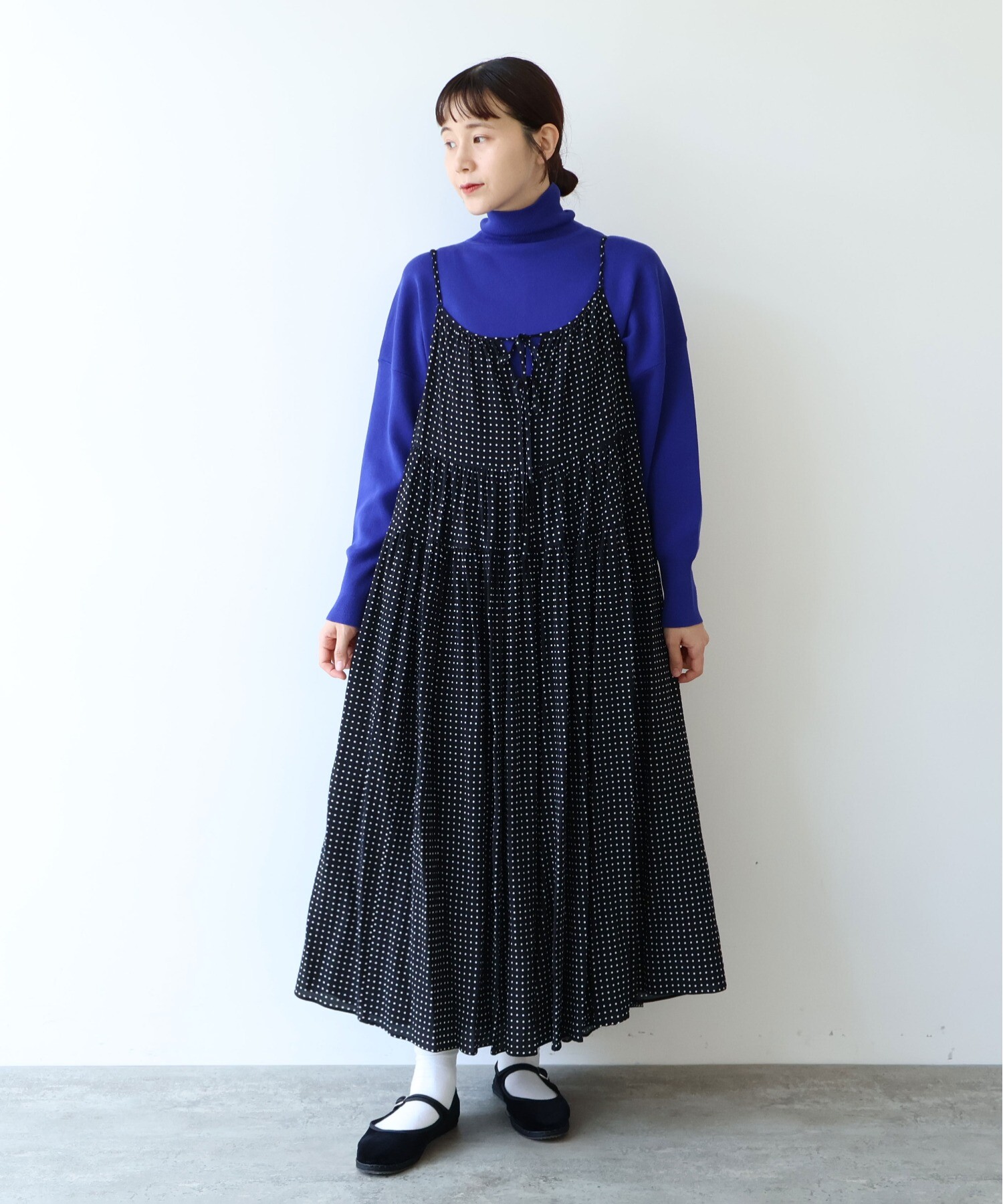 ドニドニ購入画面 AMBIDEX Store ○dot print jumper スカート(F マルチドット): yuni