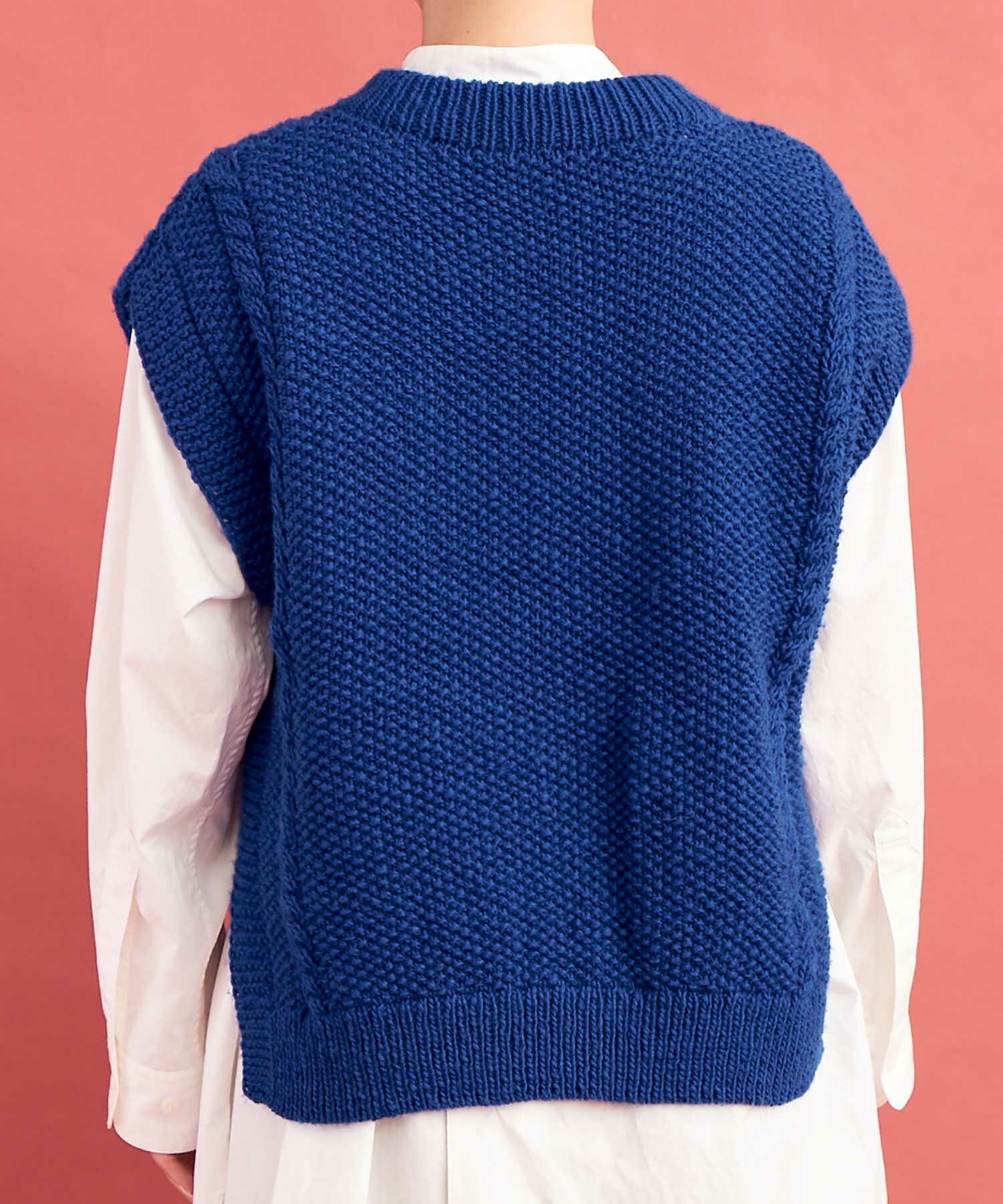 AMBIDEX Store ○PERU HANDKNIT ベスト(F LIGHT GREY): buoybuoy