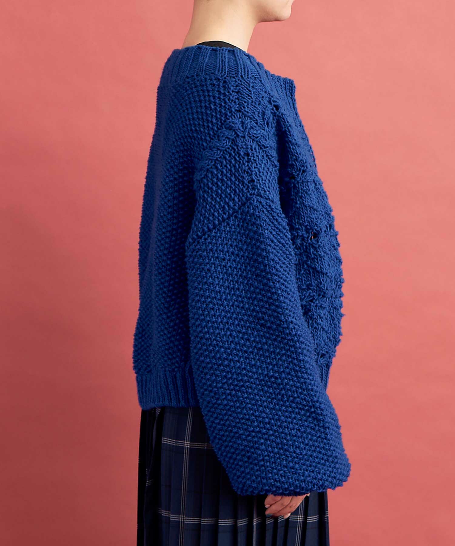 美品 最高級 CINZIA ROCCA 羽織りアルパカ混 ニット　イタリア アルパカ混のふんわりカーディガン（ロング丈） - 北欧、暮らし