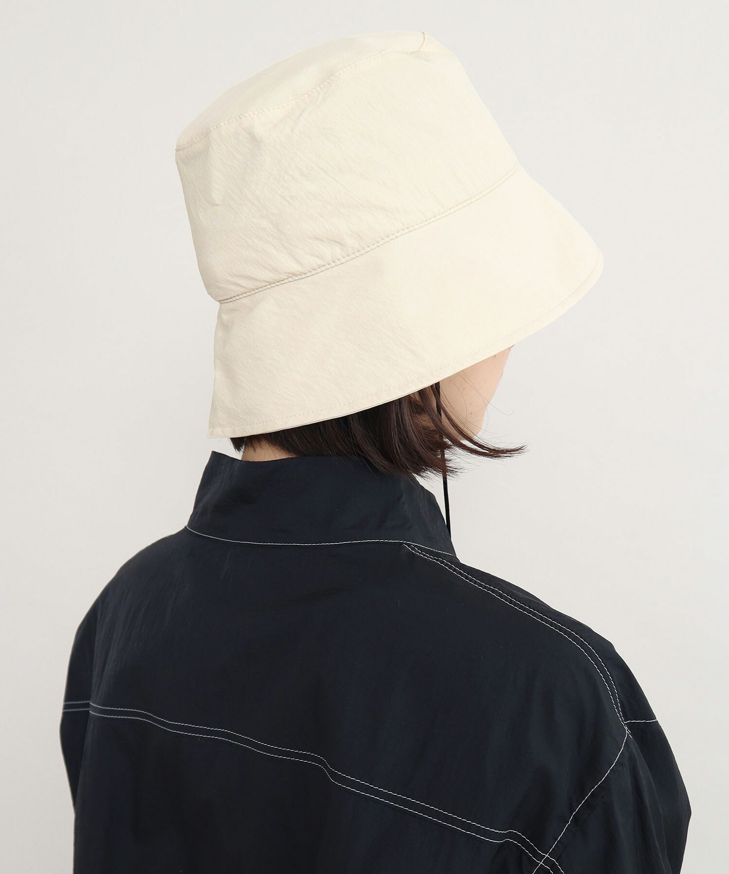 AMBIDEX Store 〇マットツイル バケットハット(F ベージュ): iki AMBIDEX Store 〇マットツイル バケットハット(F ベージュ): iki
