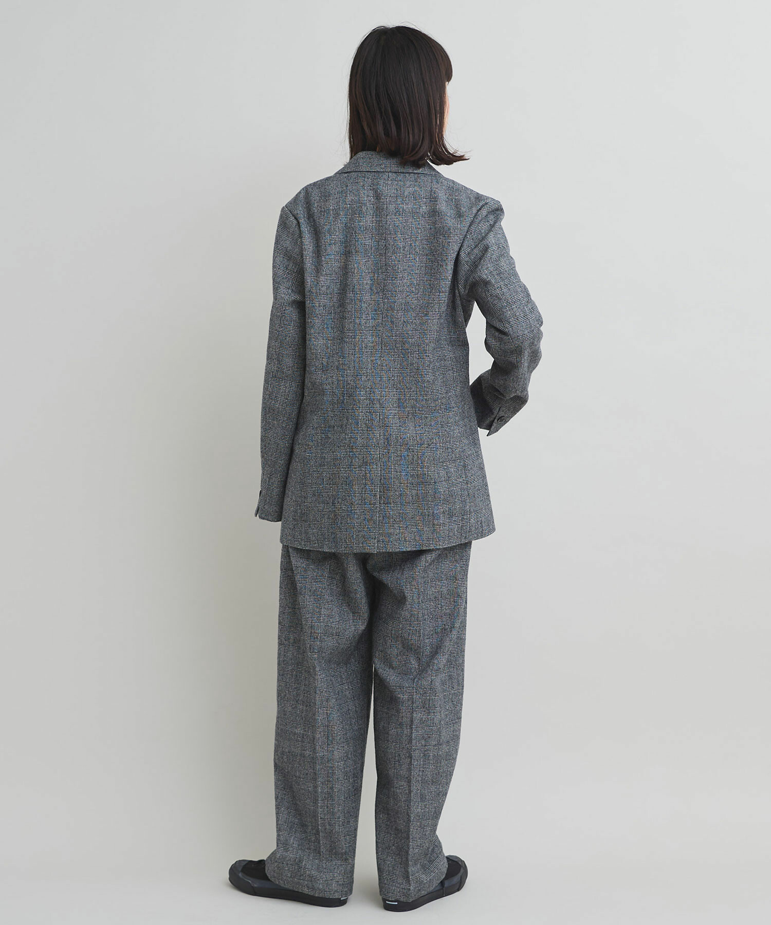 AMBIDEX Store 強縮ウール ダブルテーラード ジャケット(F