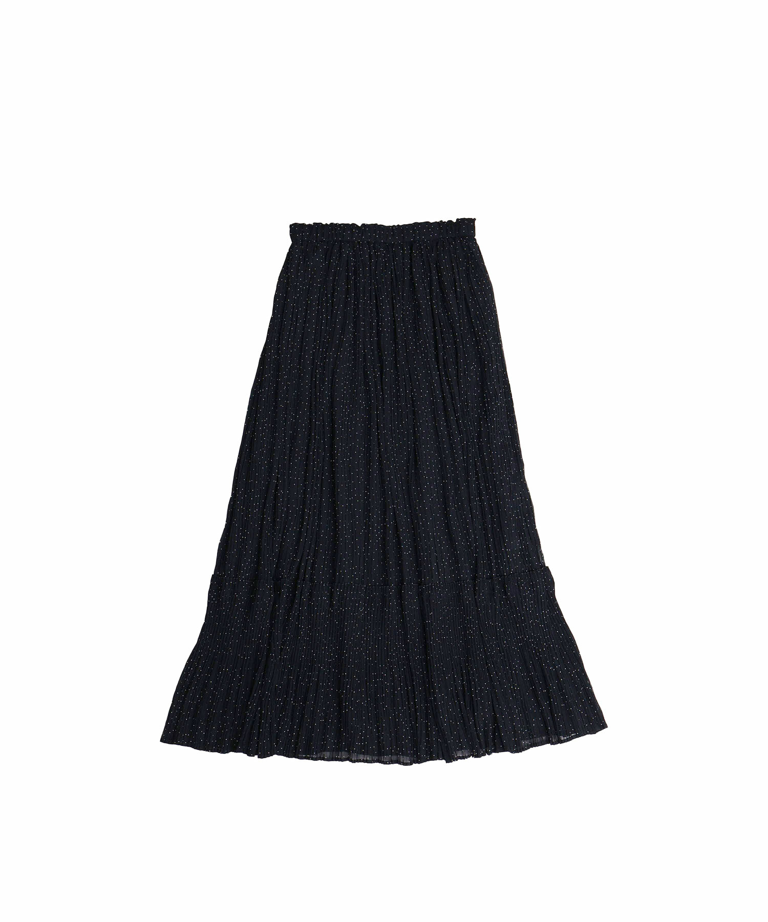 AMBIDEX Store ヨウリュウドット ランダムシワ裾プリーツ スカート(F