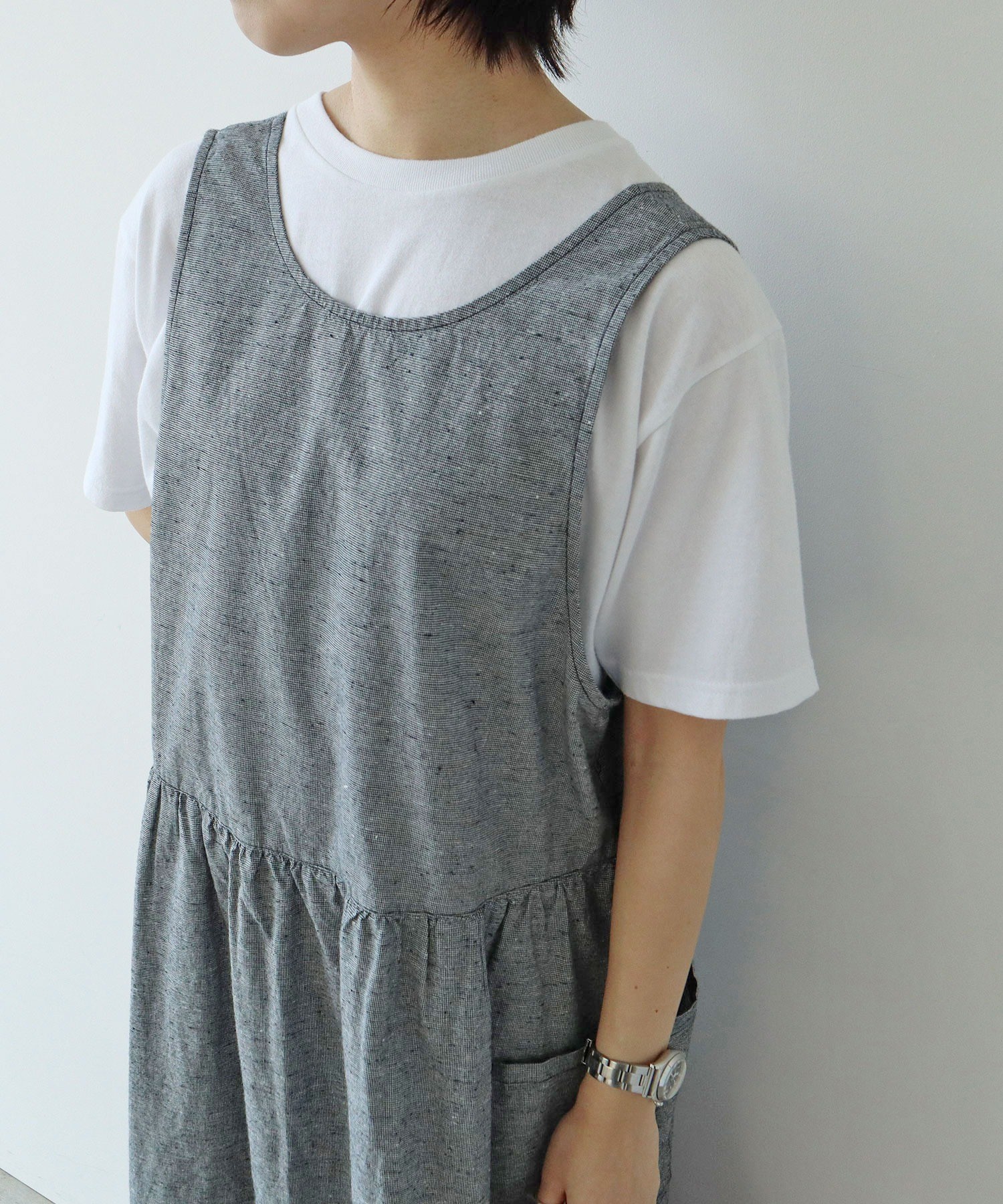 AMBIDEX Store 【予約販売】○先染めコットンネップ 2WAYワンピース(F