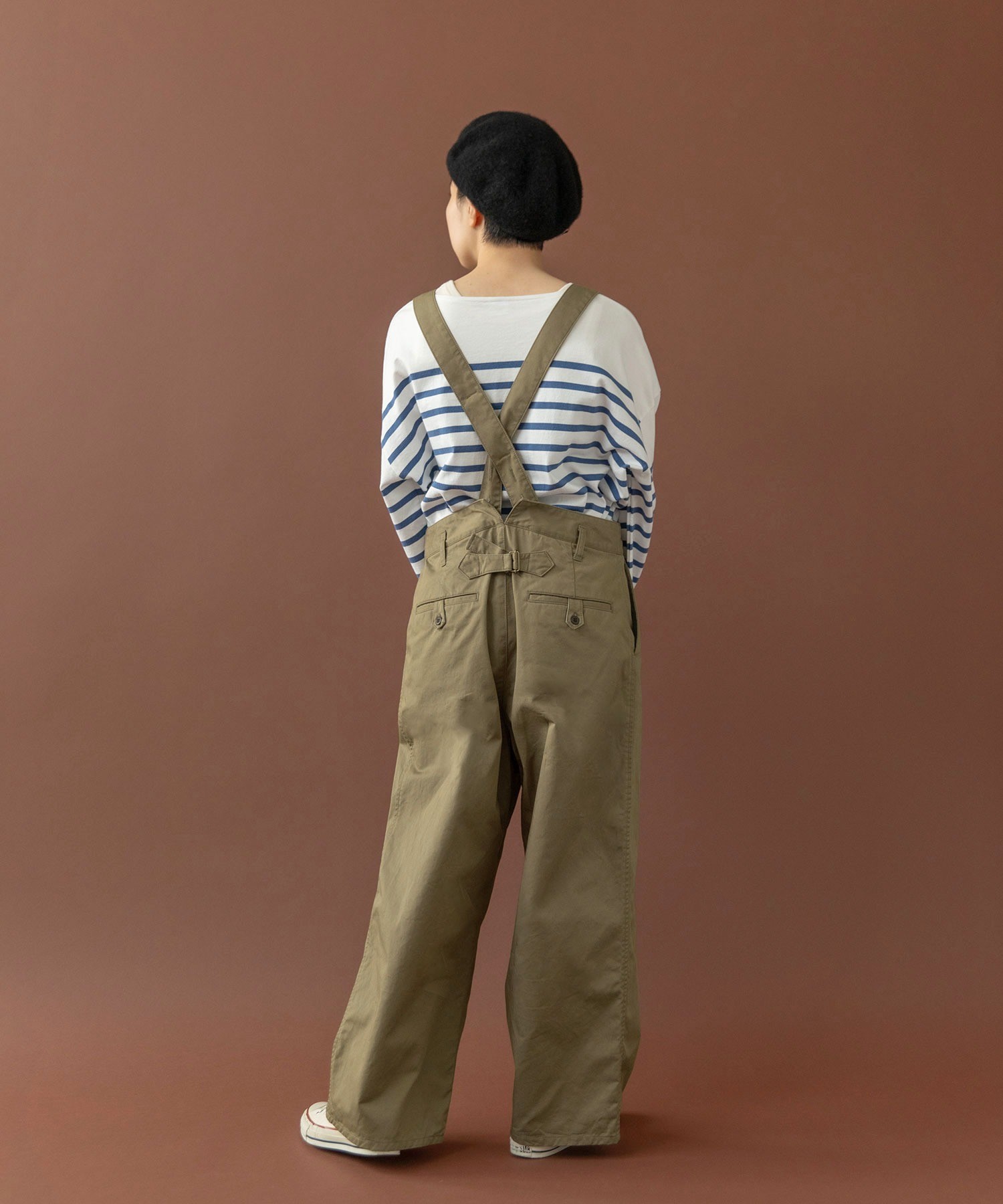 AMBIDEX Store ○オーガニックツイル 吊りパンツ(F クロ): PAR ICI