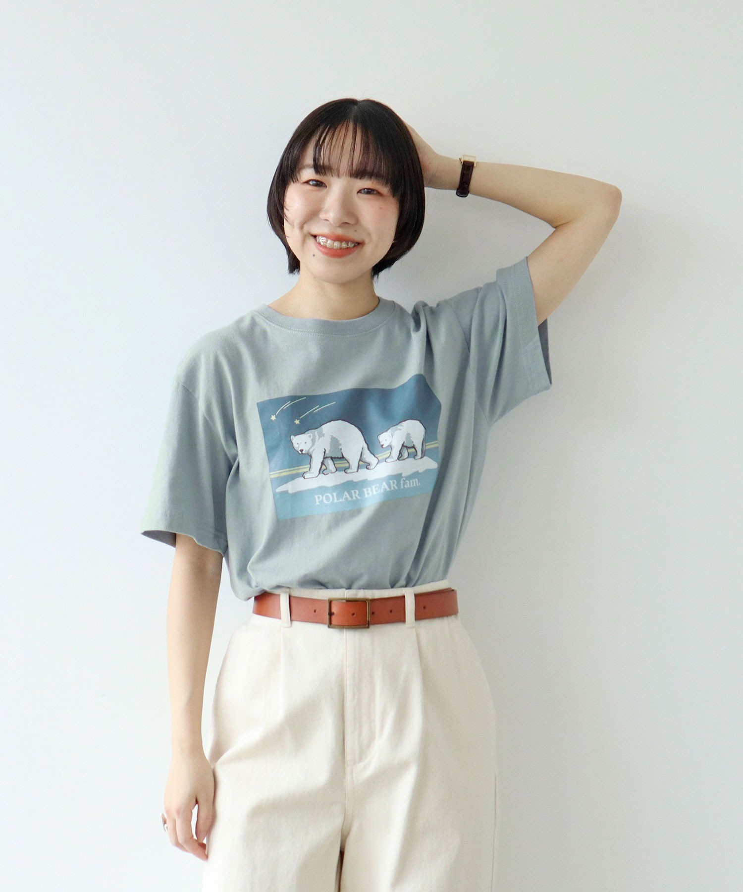 AMBIDEX Store 【予約販売】○【WEB限定】POLAR BEAR fam.Tシャツ(F