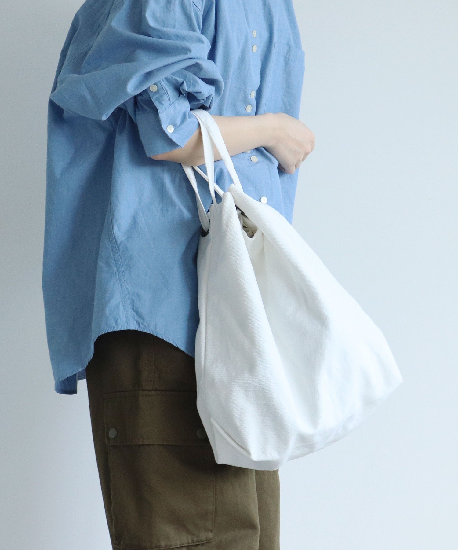 ateliers PENELOPE/ hole Tote L オリーブ(L オリーブ