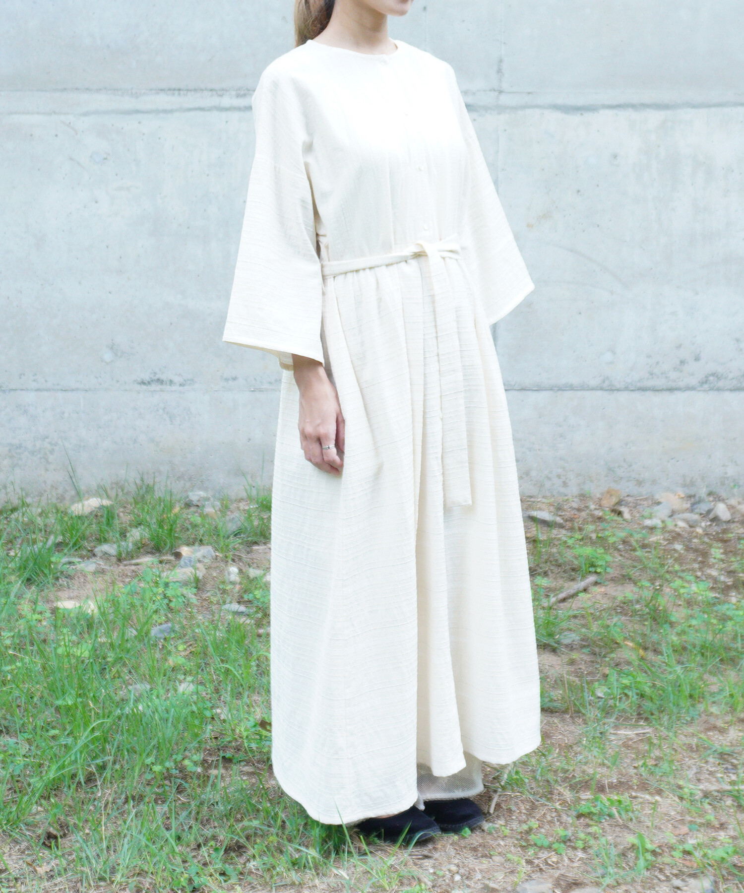 AMBIDEX Store 〇embroidery jacquard ワンピース(F キナリ