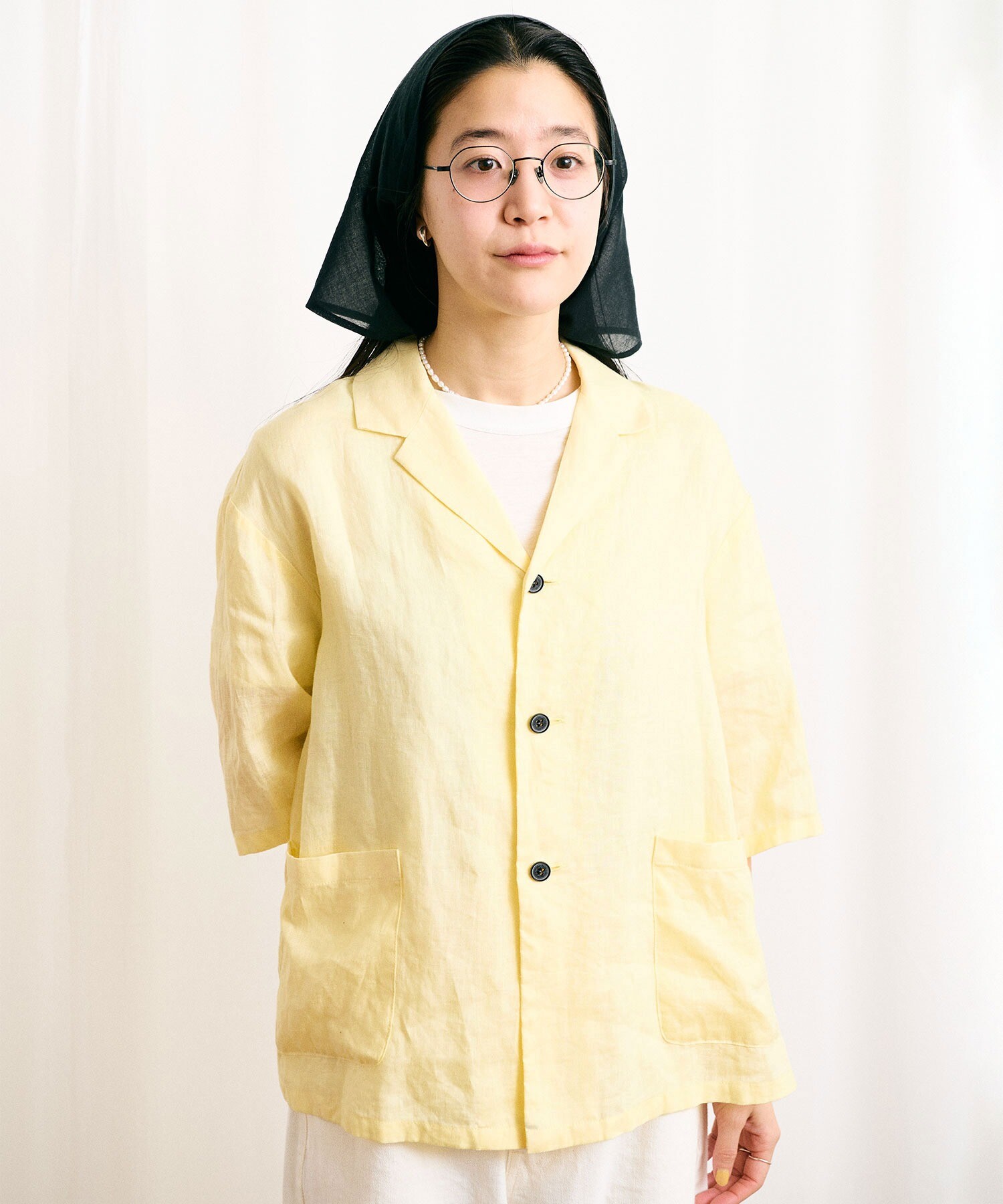 AMBIDEX Store 【予約販売】〇DAILY LINEN shirt(F コゲチャ): l