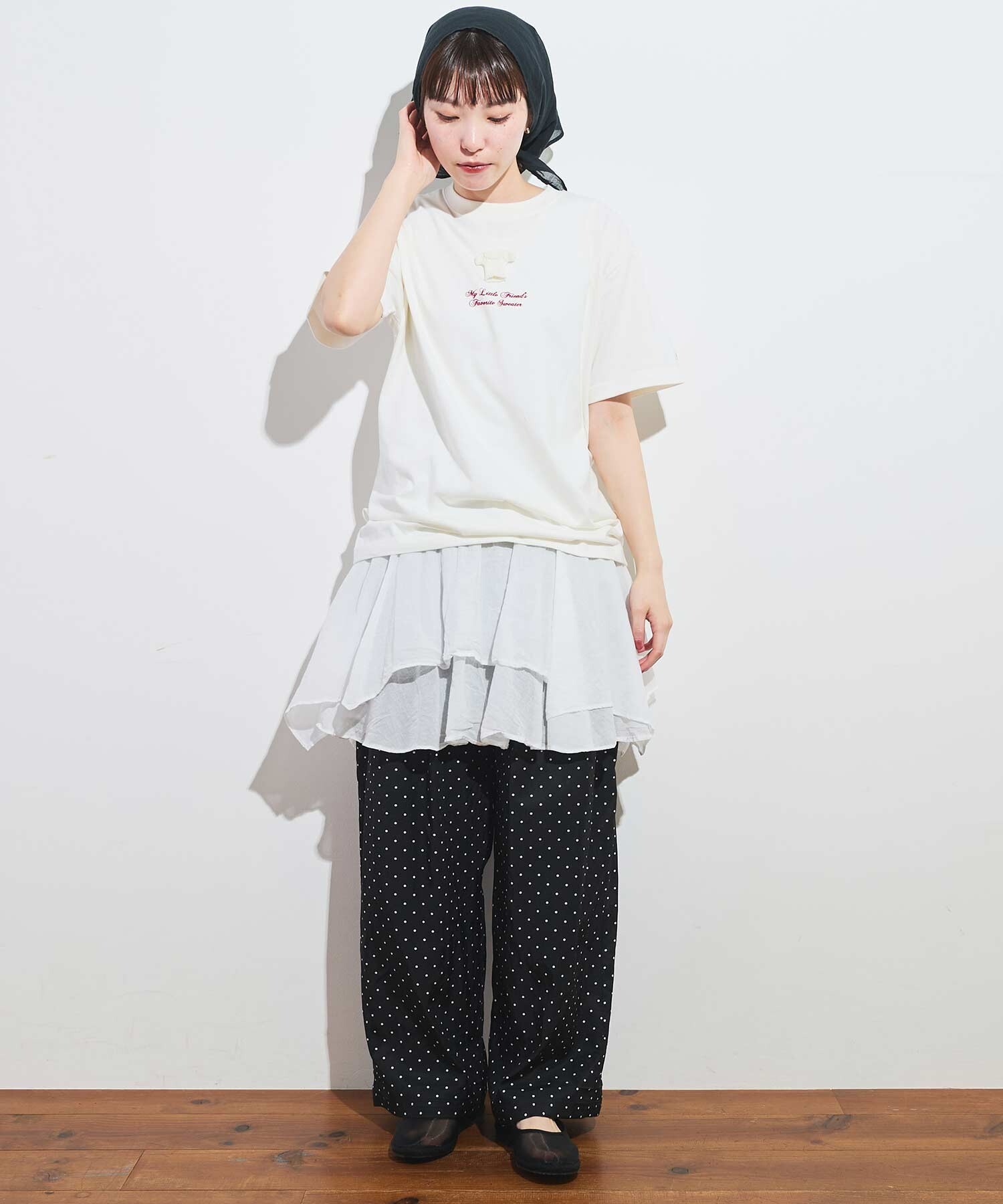 TORACO出品 AMBIDEX Store 〇ちぎりいちごプリント チュニックキャミ(F シロ