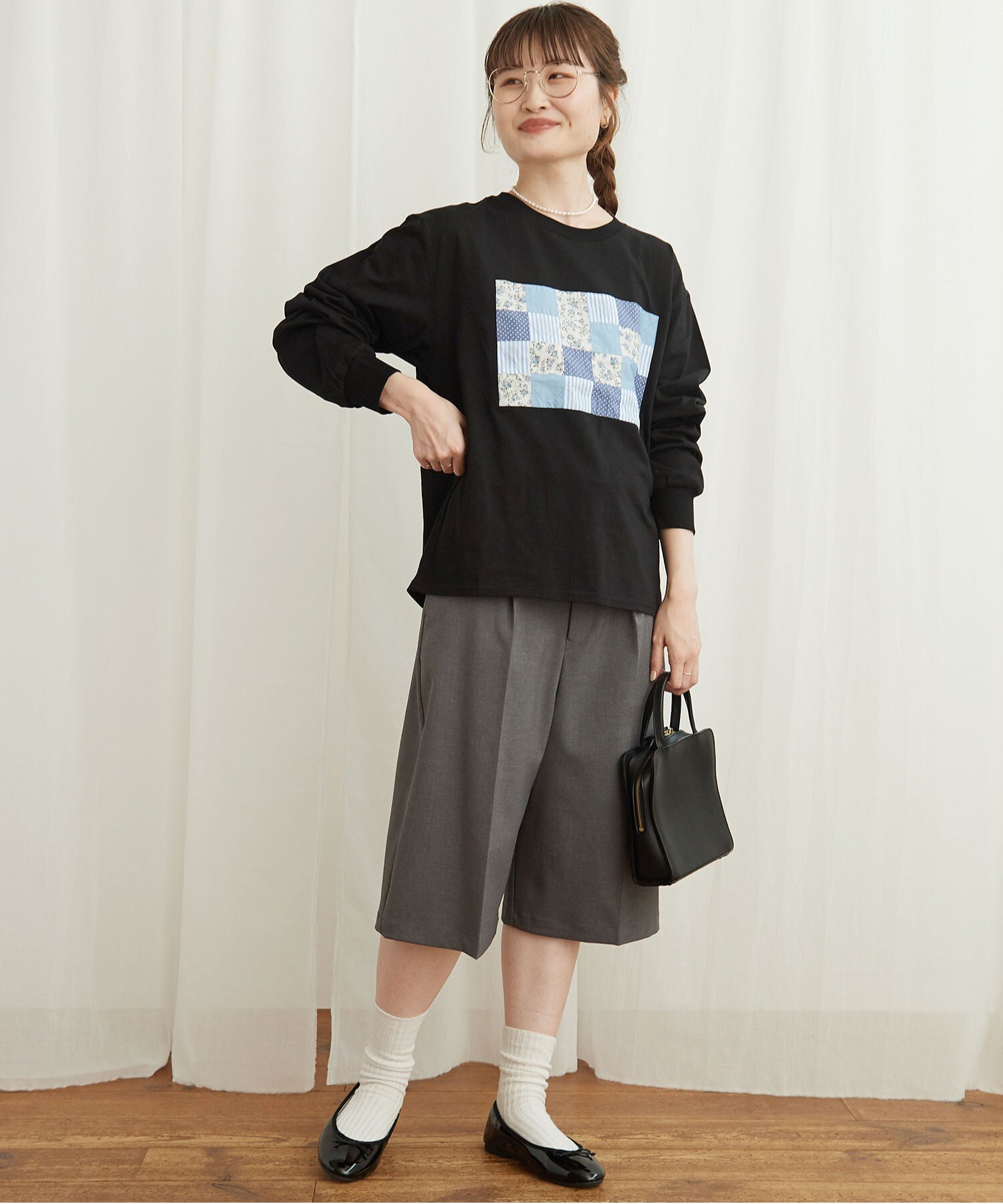 AMBIDEX Store ○patchwork pullover(F クロ): l'atelier du savon