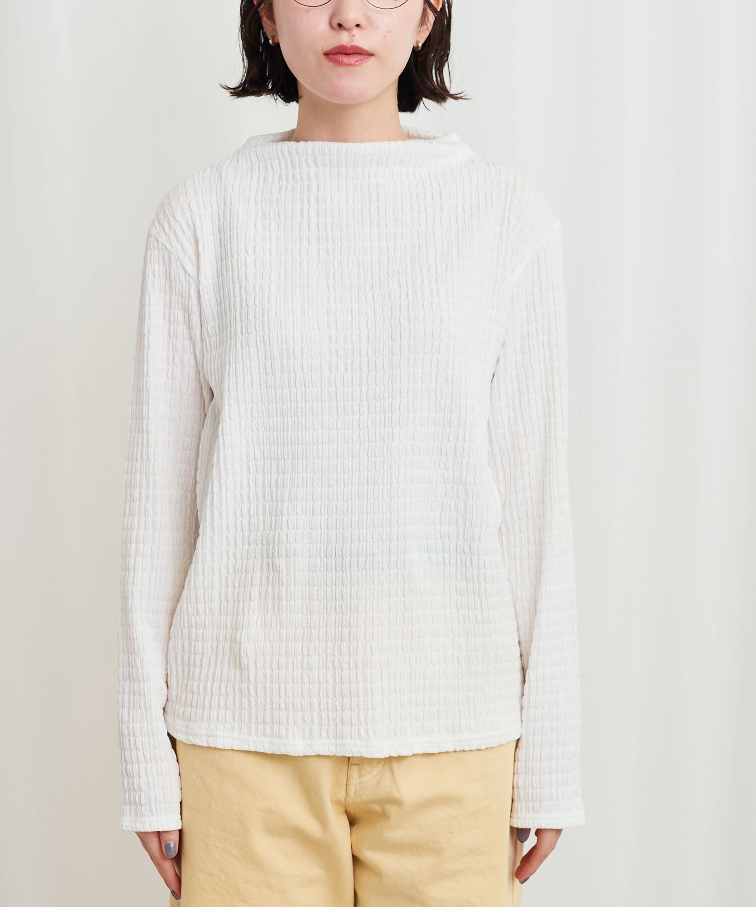 AMBIDEX Store ○○shirring pullover(F シロ): l'atelier du savon