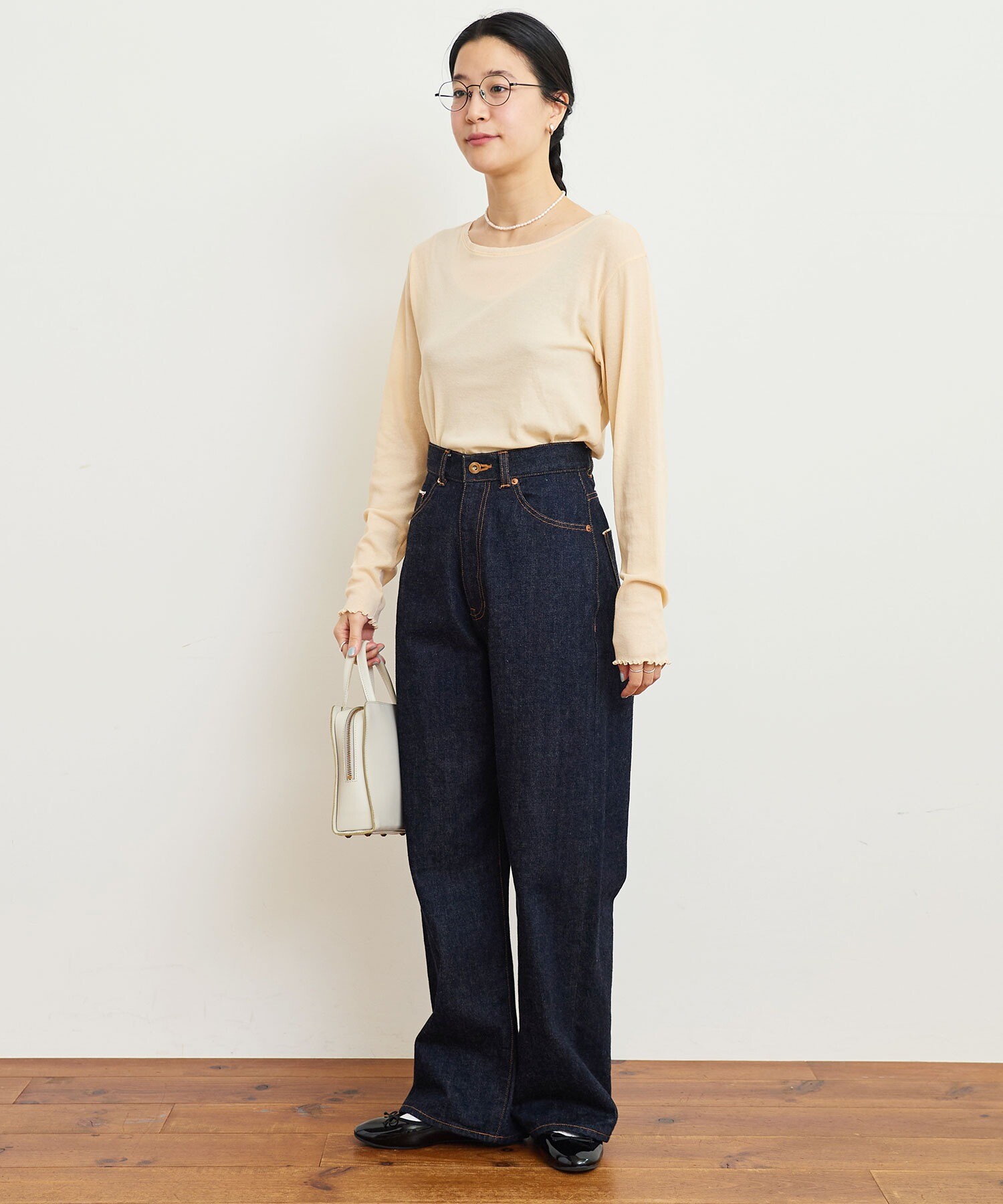 【送料無料キャンペーン】 AMBIDEX Store △○MELLOW pullover(F ベージュ): l'atelier du トップス