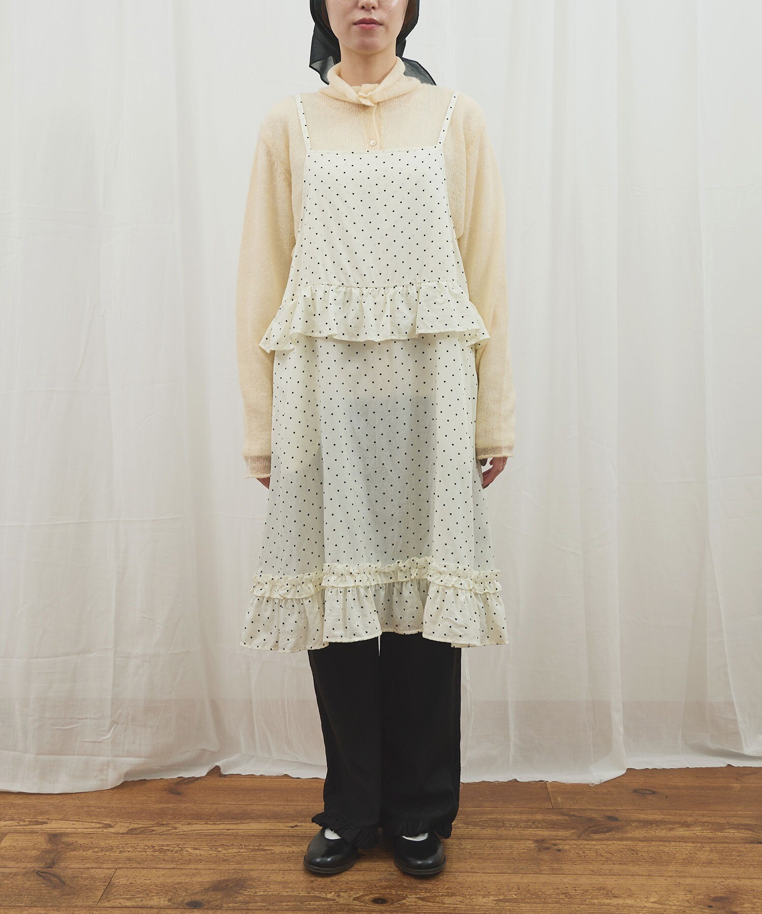 AMBIDEX Store 【予約販売】〇CottonCupra twill mini dress(F