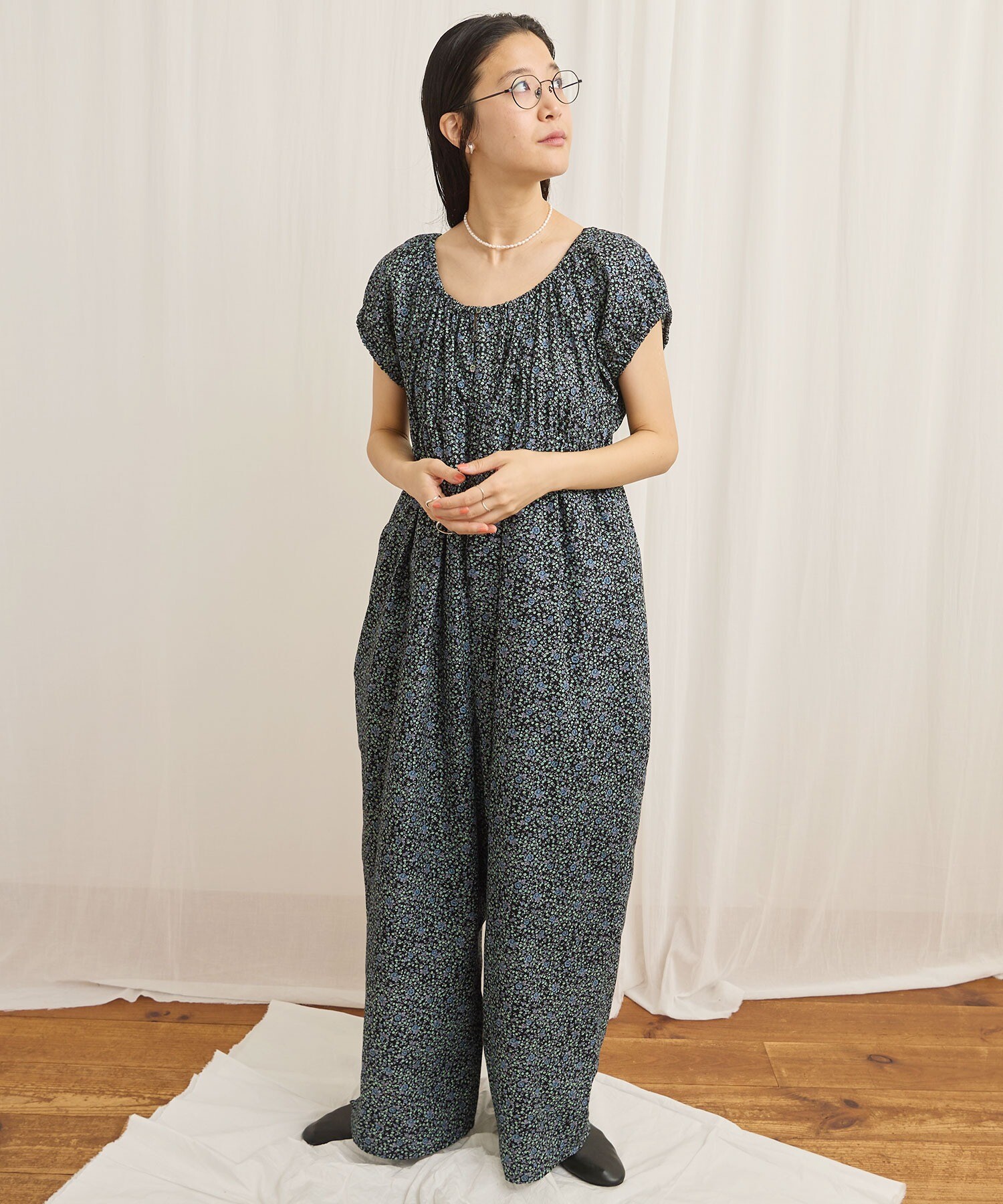 フィグロンドン washer rompers ブラック AMBIDEX Store Wendy rompers(F キナリ): l'atelier du savon