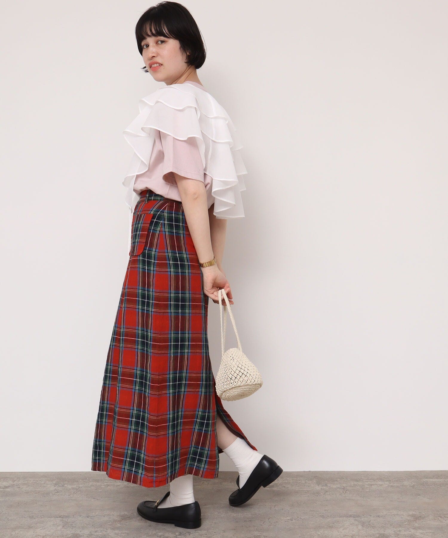 納得できる割引 fig アリスチェックスカート skirt check Alice London