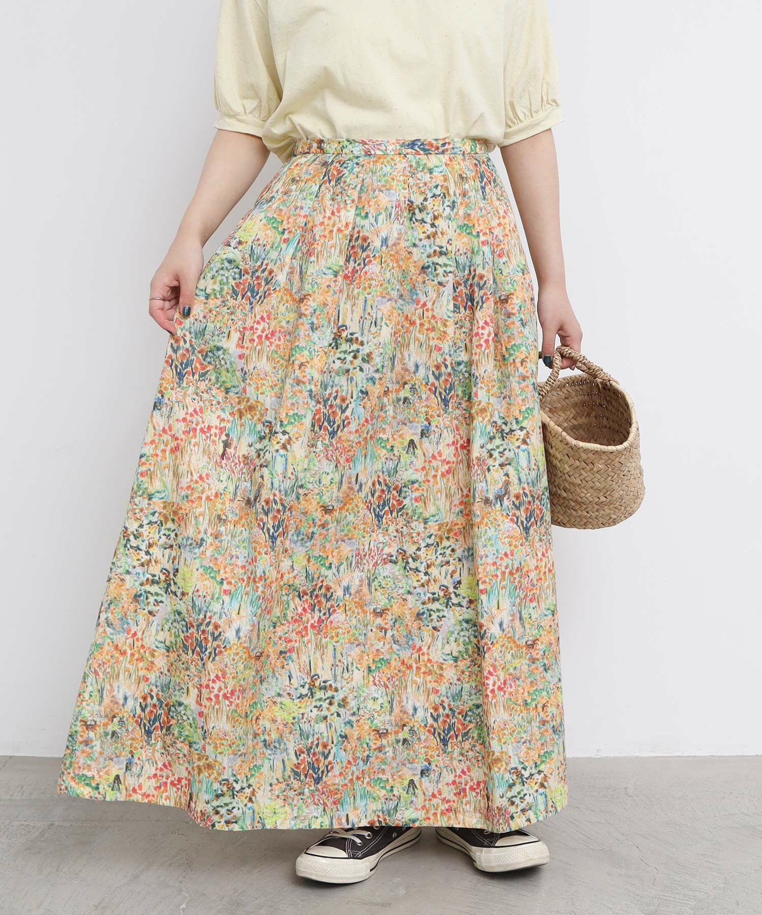 31900円　新品未使用　archivio 撥水加工 コーラルピンク スカート axes femme スカート 「公式オンラインショップ/ZOZOTOWN限定