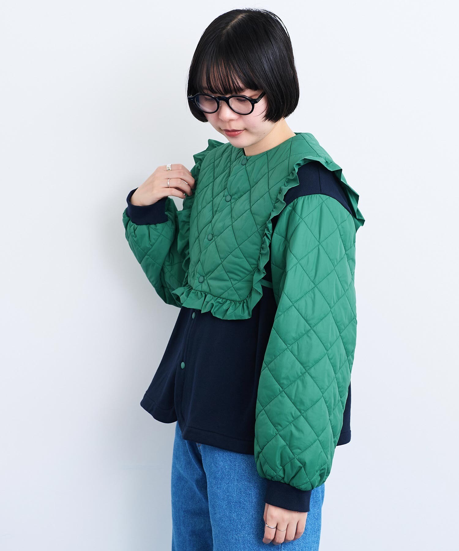 AMBIDEX Store 〇《Evo down》 sweat ブルゾン(F グレー): l