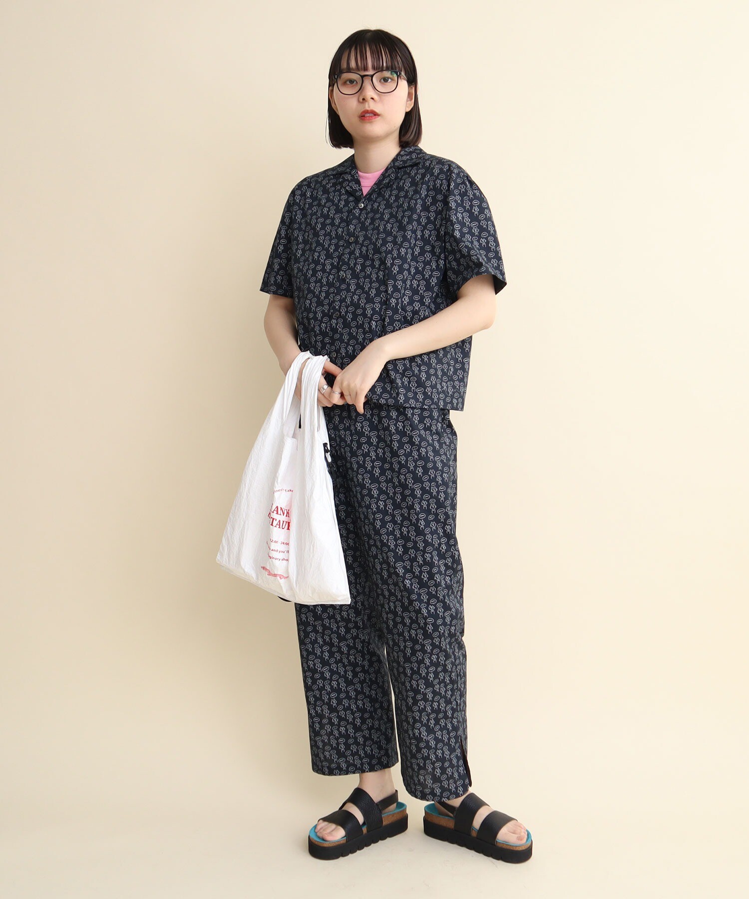 AMBIDEX Store 〇NEKO TALK waist gomme pants(F シロ): l'atelier du 