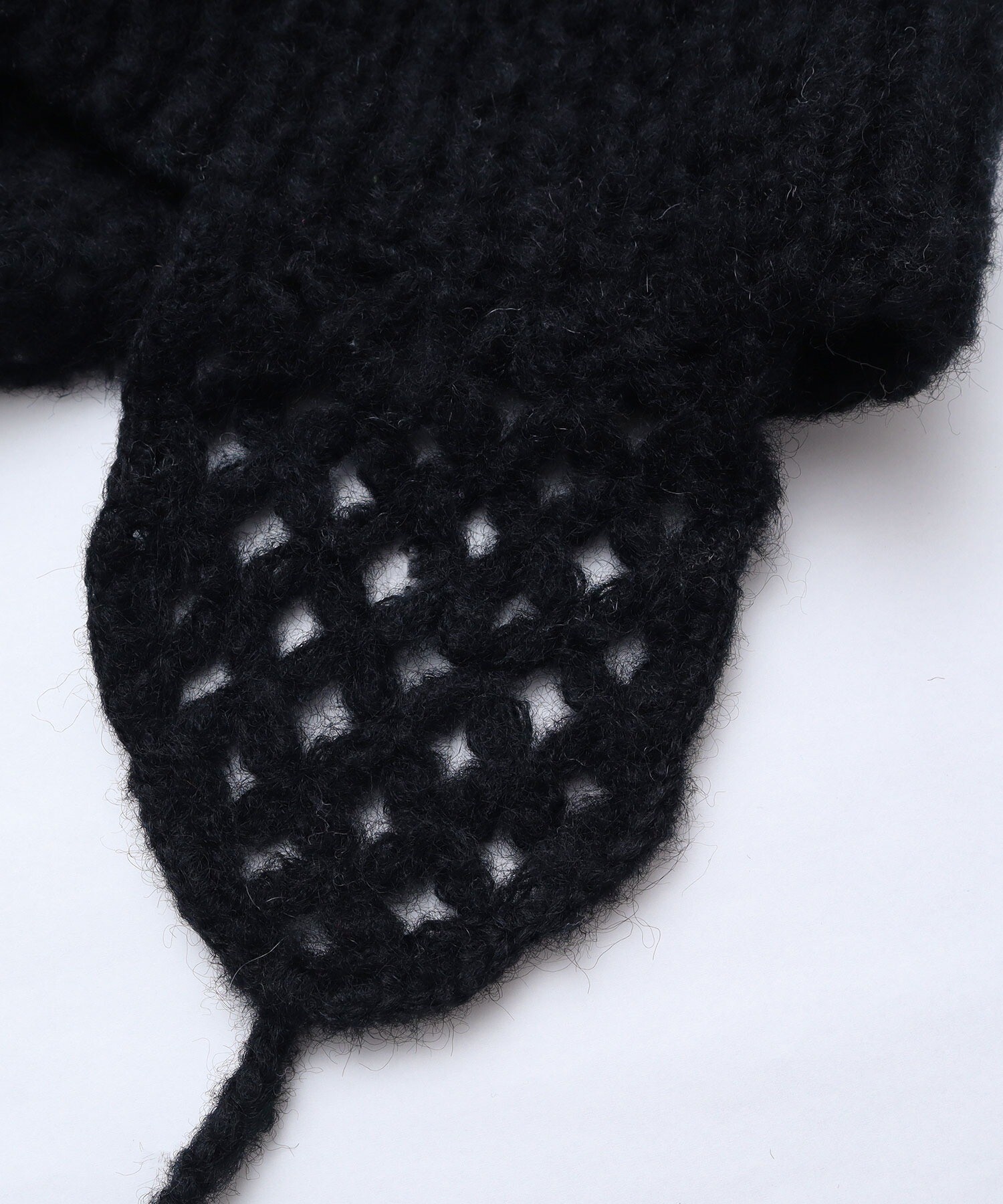 AMBIDEX Store ○WOOL フライトニットキャップ(F BLACK): l'atelier du