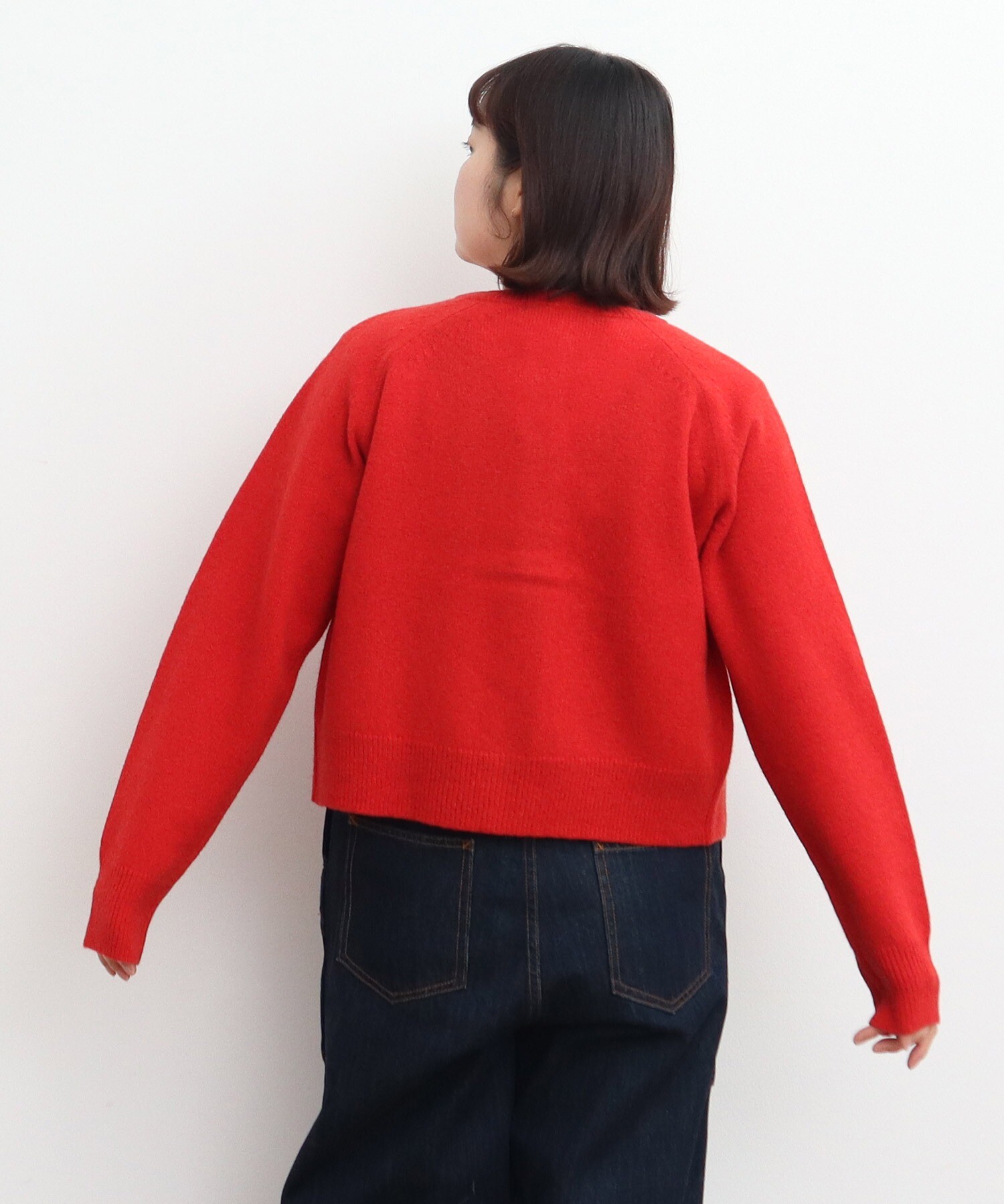 blackmeans クラッシュ加工カーディガン RED 未使用品 blackmeans クラッシュ加工カーディガン RED 未使用品 blackmeans