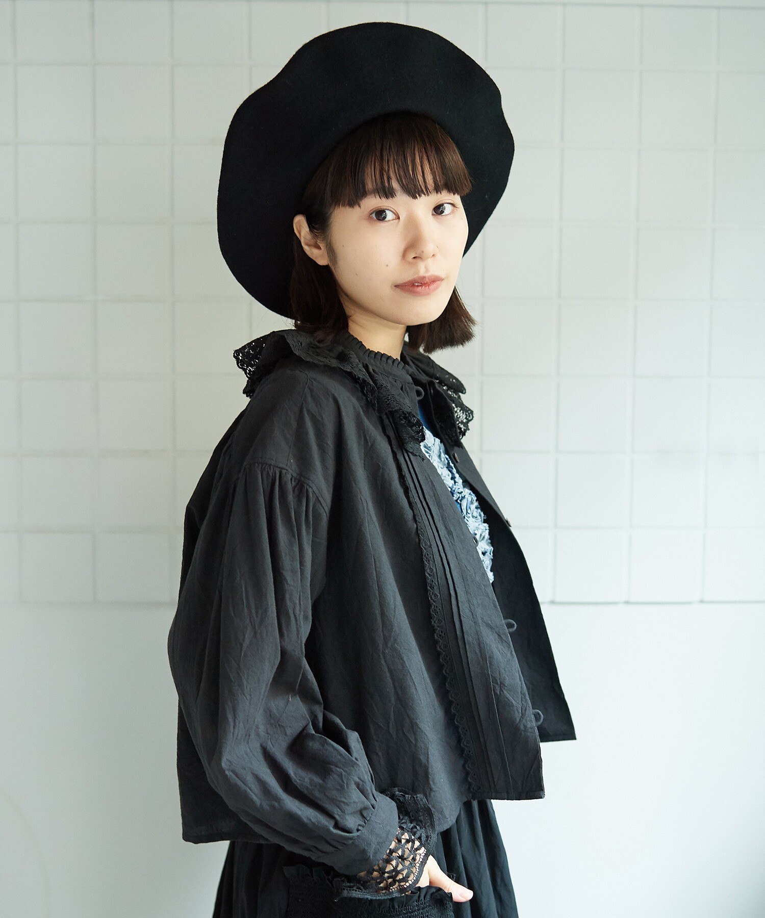 AMBIDEX Store ○antique lace ブラウス(F クロ): bulle de savon