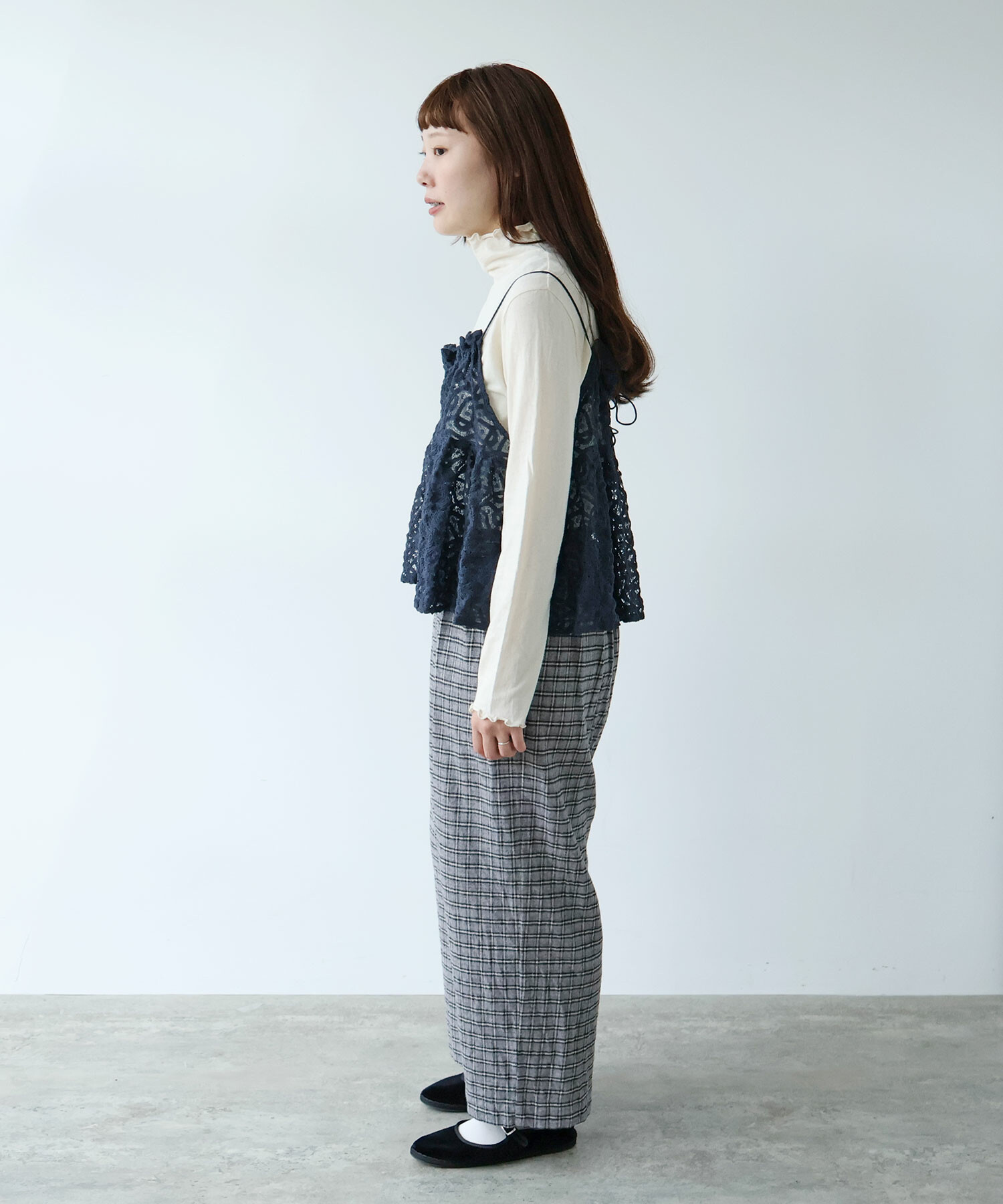 AMBIDEX Store ○ ラッセルレース キャミブラウス(F シロ): bulle de savon