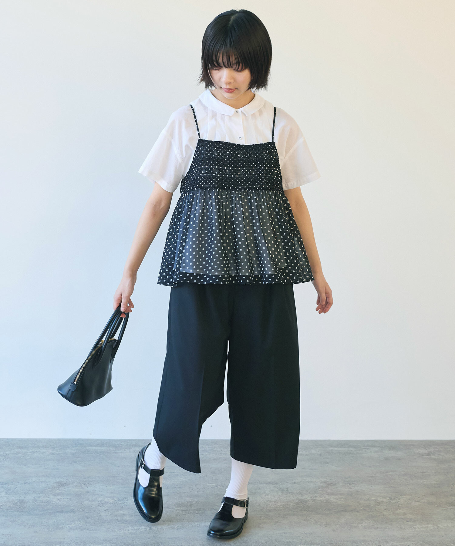 ◆boohoo◆ ミドル丈刺繍入りスイムショーツ / black アモスタイル バイ トリンプ AMOSTYLE BY Triumph チャーミング