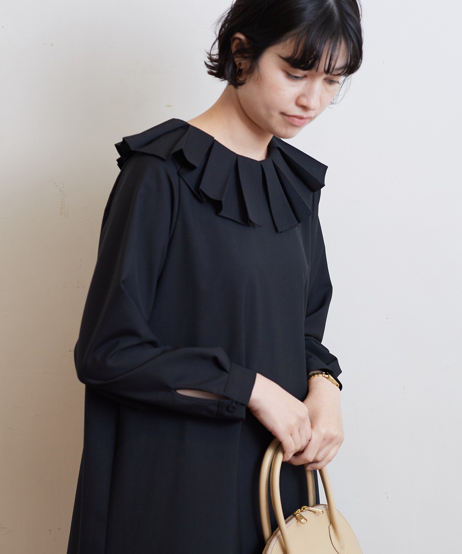 AMBIDEX Store ○T/W Pleats ワンピース(F グレー): bulle de savon