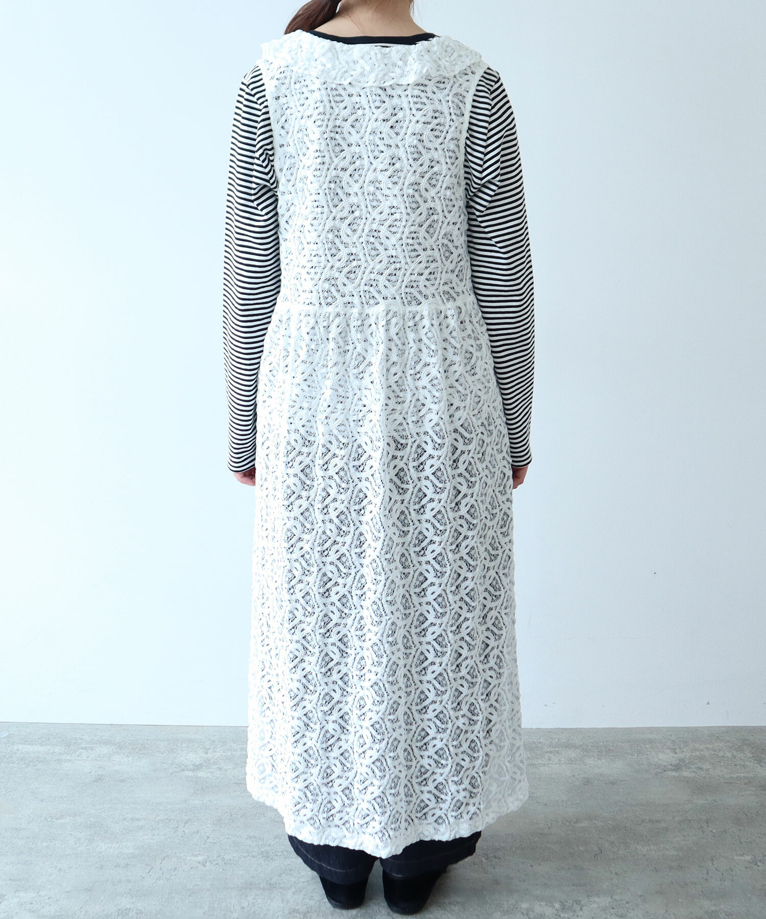 AMBIDEX Store ○ ラッセルレース ワンピース(F シロ): bulle de savon