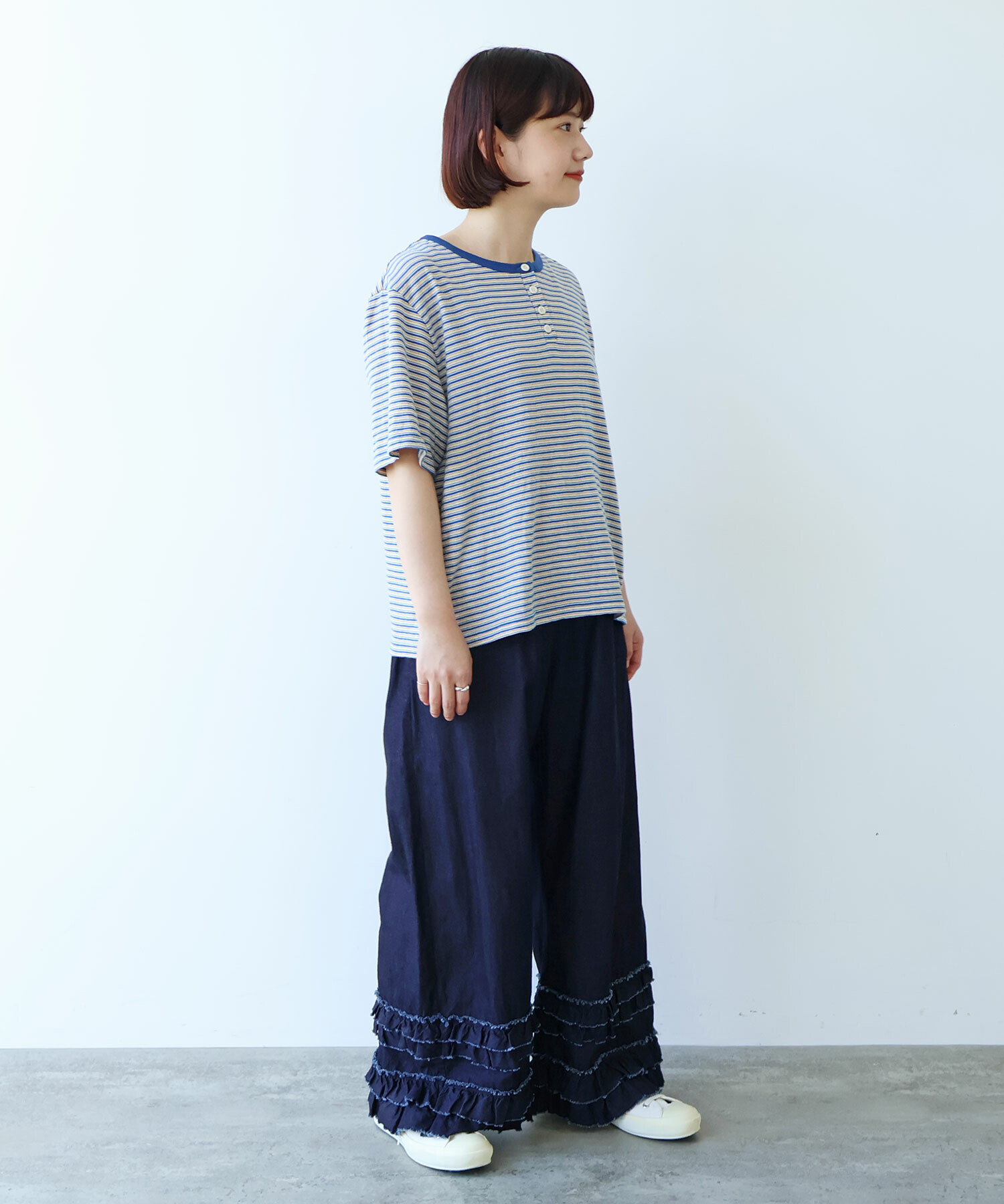 AMBIDEX Store ○ 5.5oz denim furi furi パンツ(F インディゴ): bulle