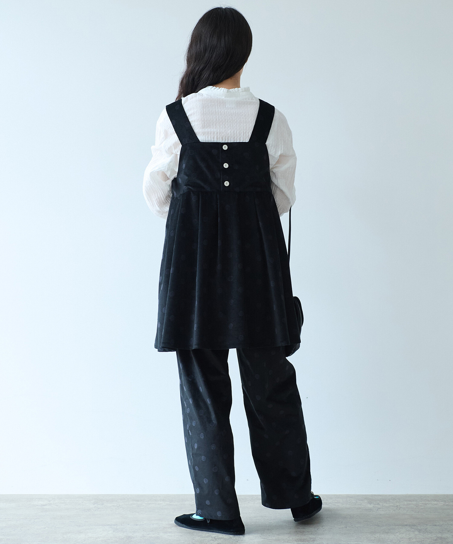AMBIDEX Store 〇 ドット コーデュロイ パンツ(F クロ): bulle AMBIDEX Store 〇 ドット コーデュロイ パンツ(F クロ): bulle