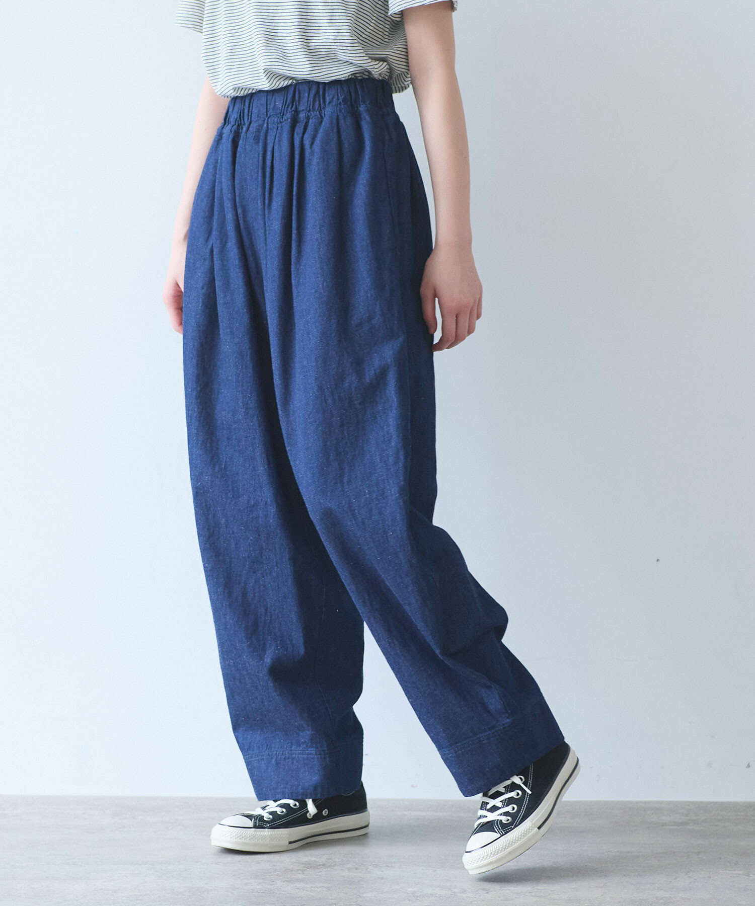 AMBIDEX Store 2/1 ツイル製品染め コクーンパンツ(F コン): bulle de