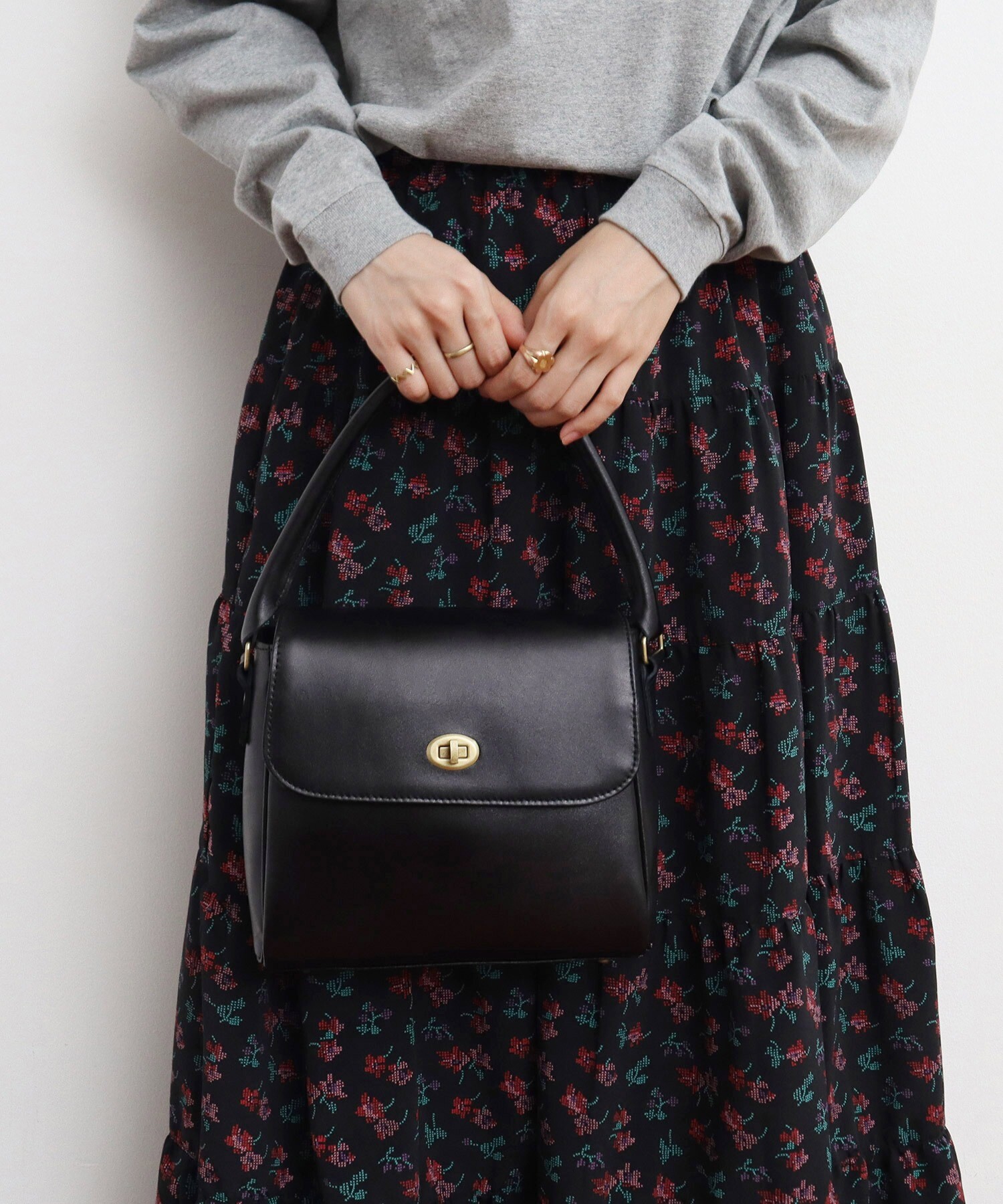 AMBIDEX Store ○TIDEWAY別注 MOSS LEATHER ハンドBAG(F コゲチャ