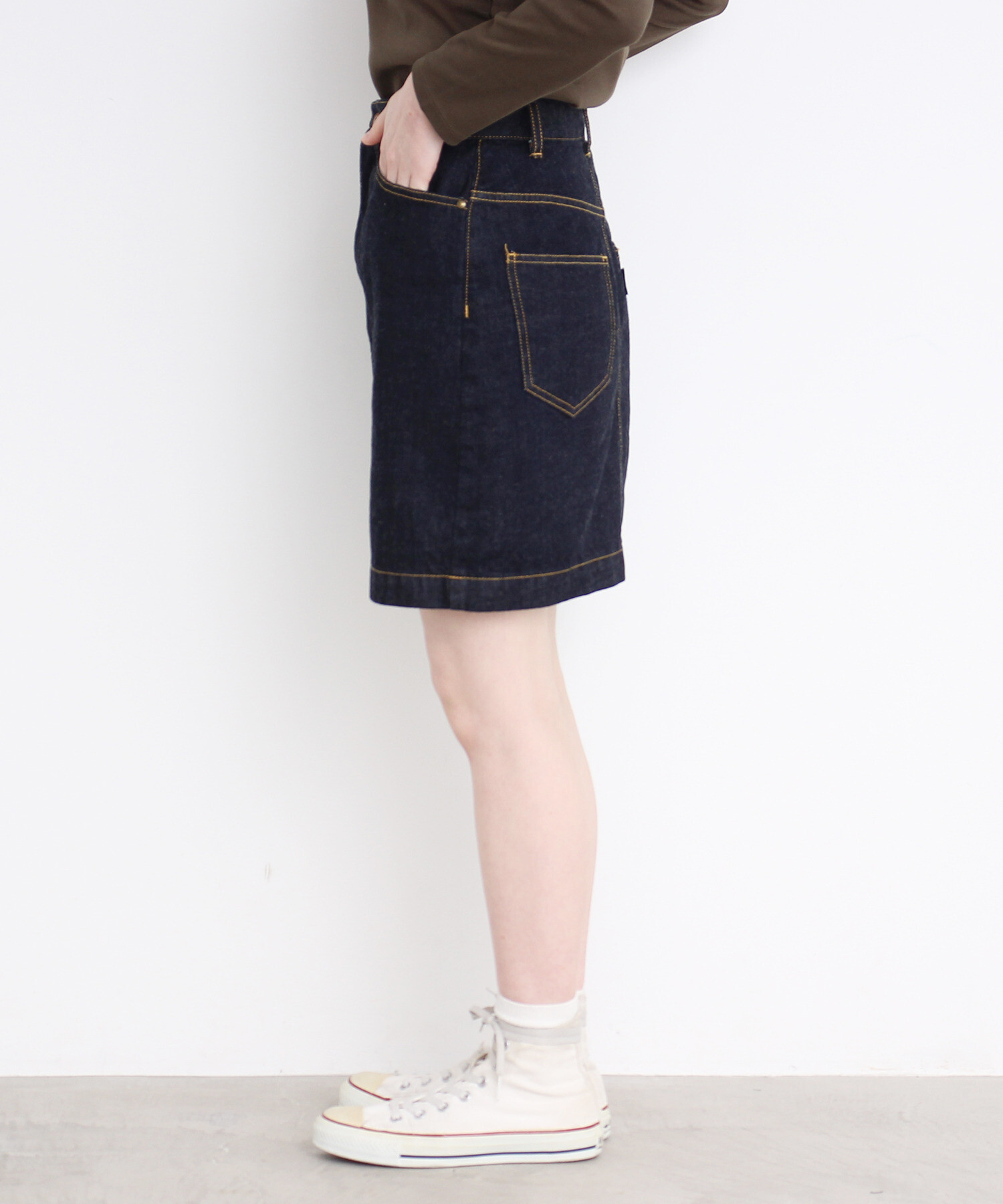 高知インター店】 シェリエ sheller OKAYAMA S ミニスカート DENIM 